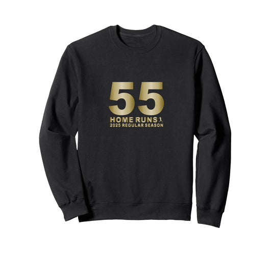 55 Home Runs Sweatshirt - Streetwear Style Unisex - T-Shirt, Sweatshirt, Hoodie
