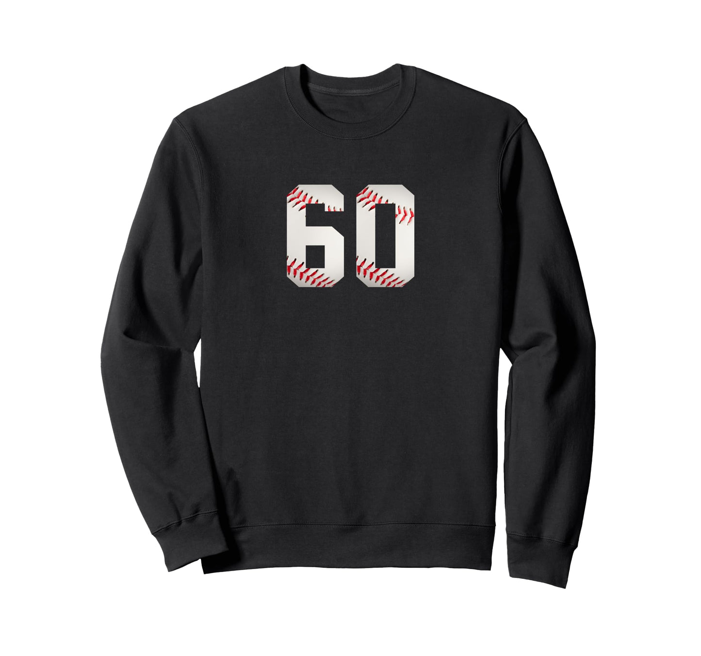 Number 60 Minimalist Birthday Sweatshirt - Aesthetic Graphic Unisex - T-Shirt, Sweatshirt, Hoodie