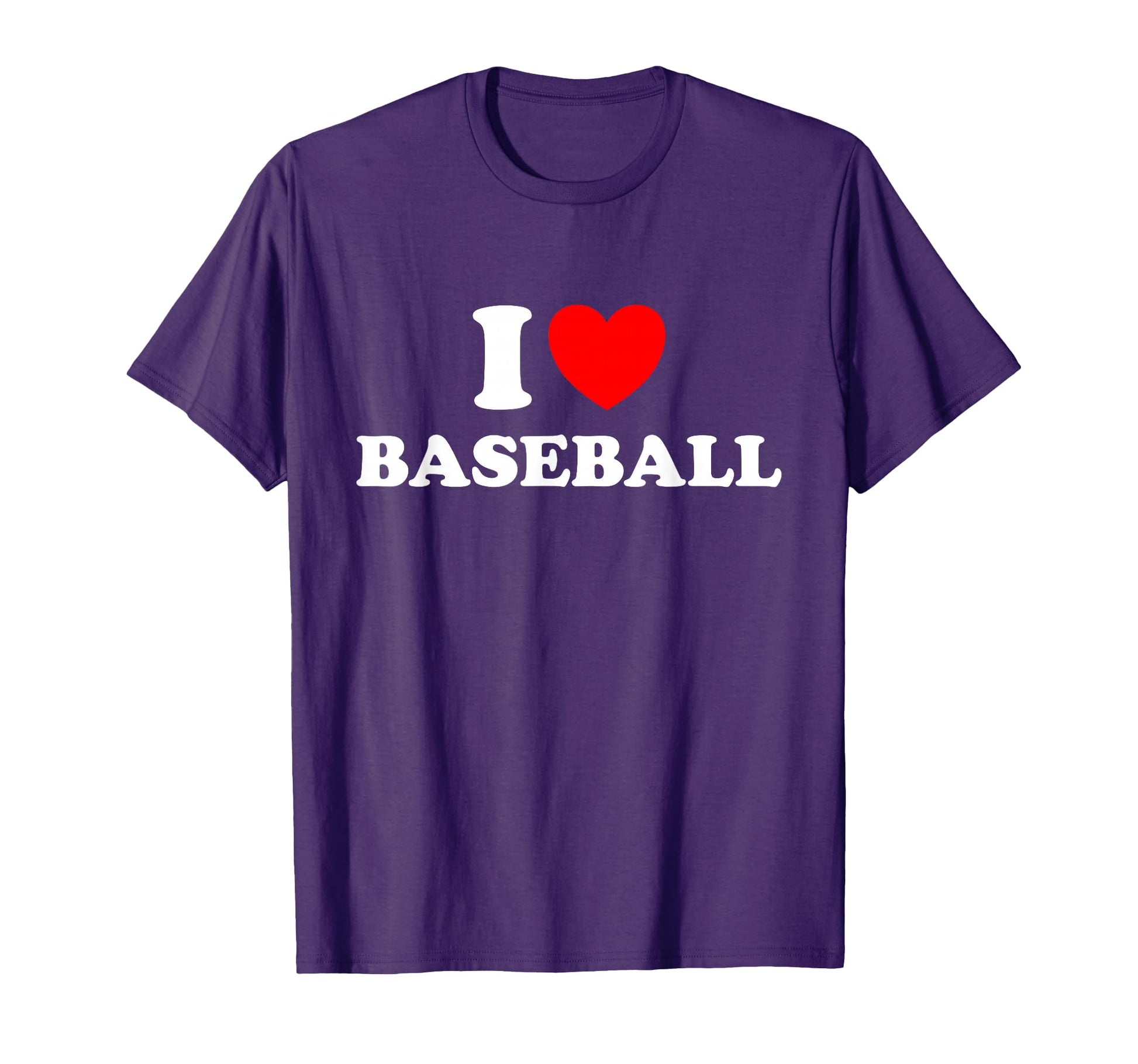 Baseball Heart I Love Baseball T-Shirt - Novelty Apparel Unisex - T-Shirt, Sweatshirt, Hoodie
