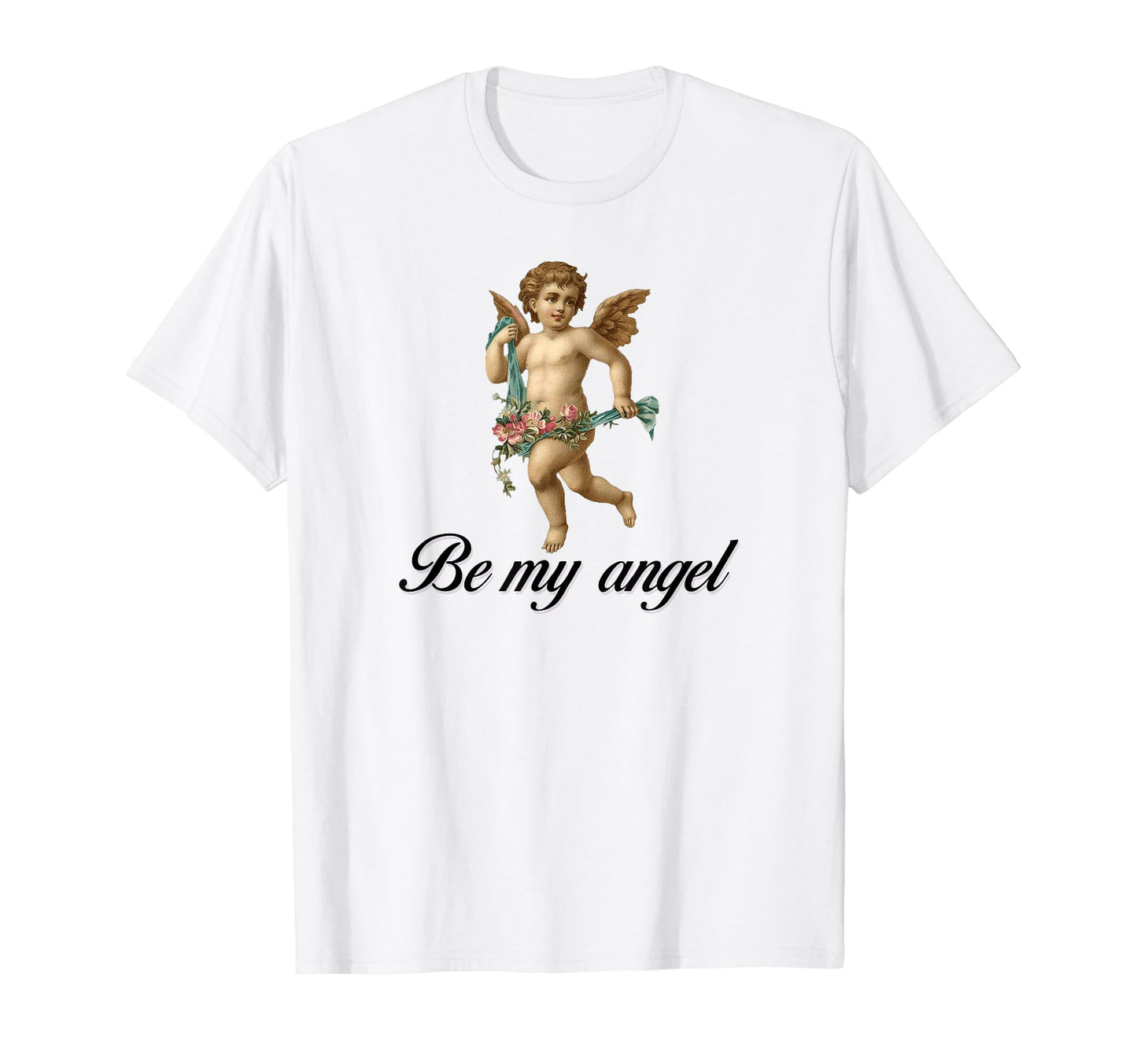 Angel Coquette Girlcore Y2K Aesthetic T-Shirt - Graphic Print Unisex - T-Shirt, Sweatshirt, Hoodie