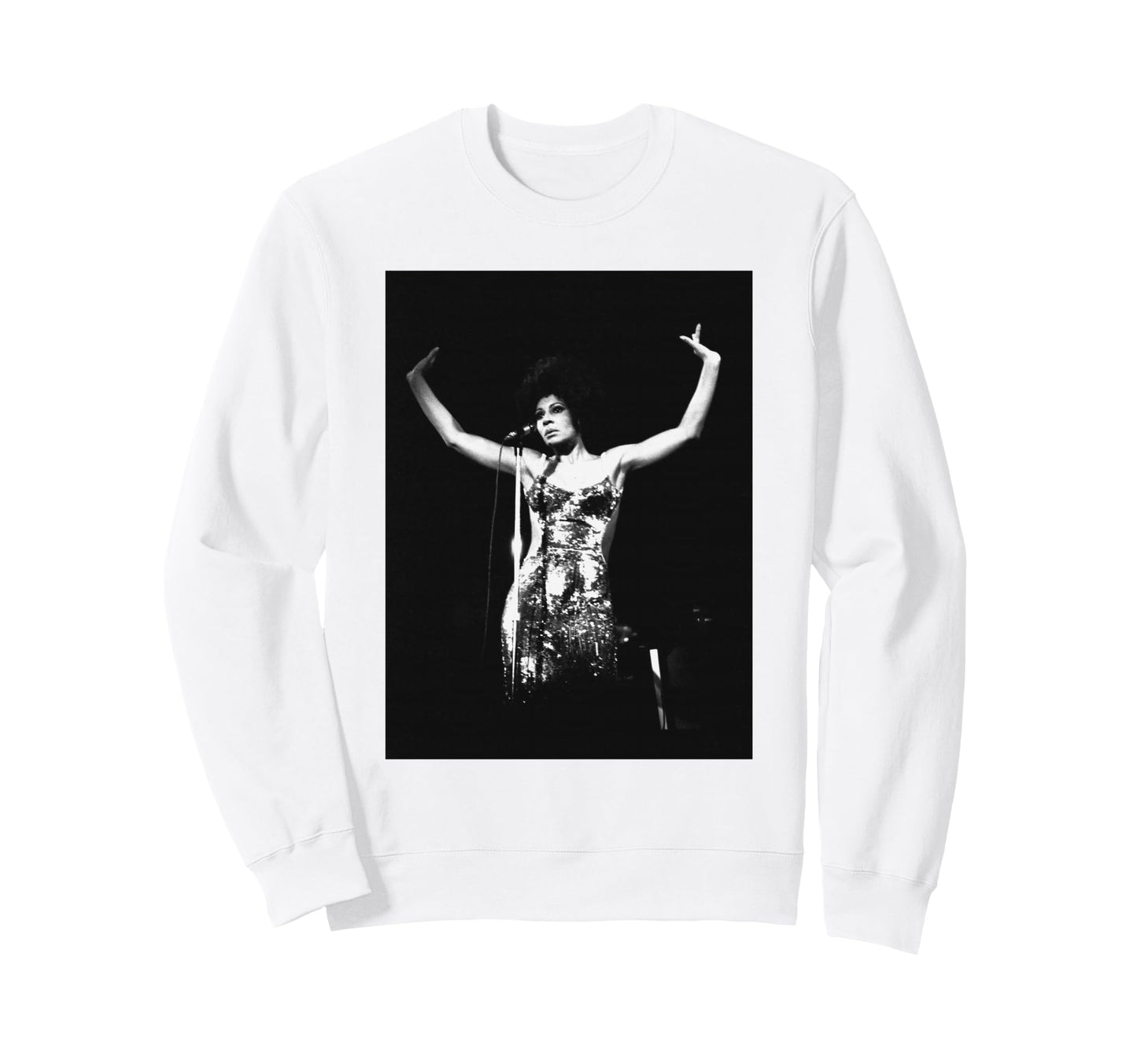 Shirley Bassey Goldfinger Sweatshirt - Aesthetic Graphic for Adults - T-Shirt, Sweatshirt, Hoodie
