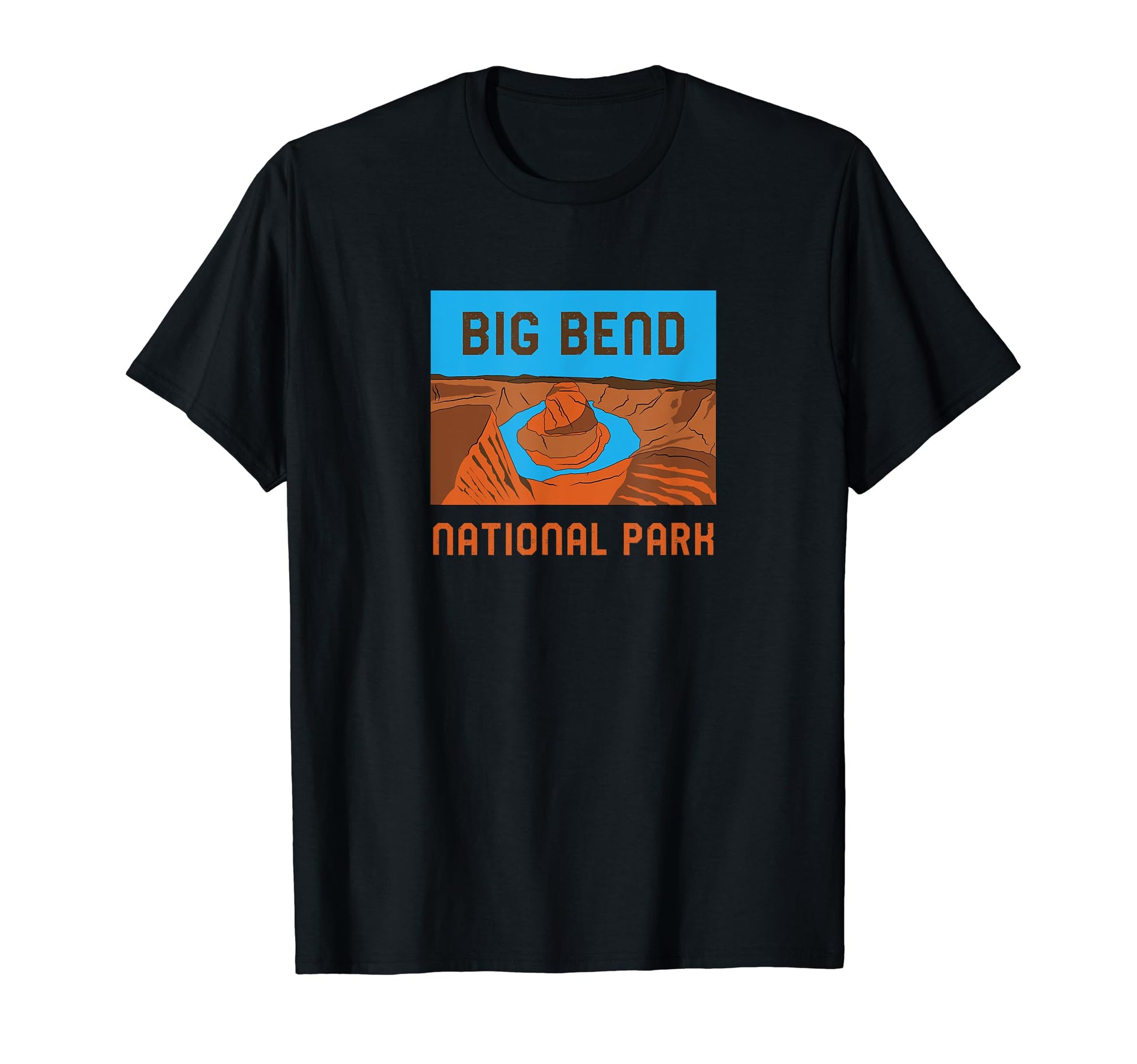 Big Bend National Park Texas Minimalist T-Shirt - Graphic Print for Adults - T-Shirt, Sweatshirt, Hoodie