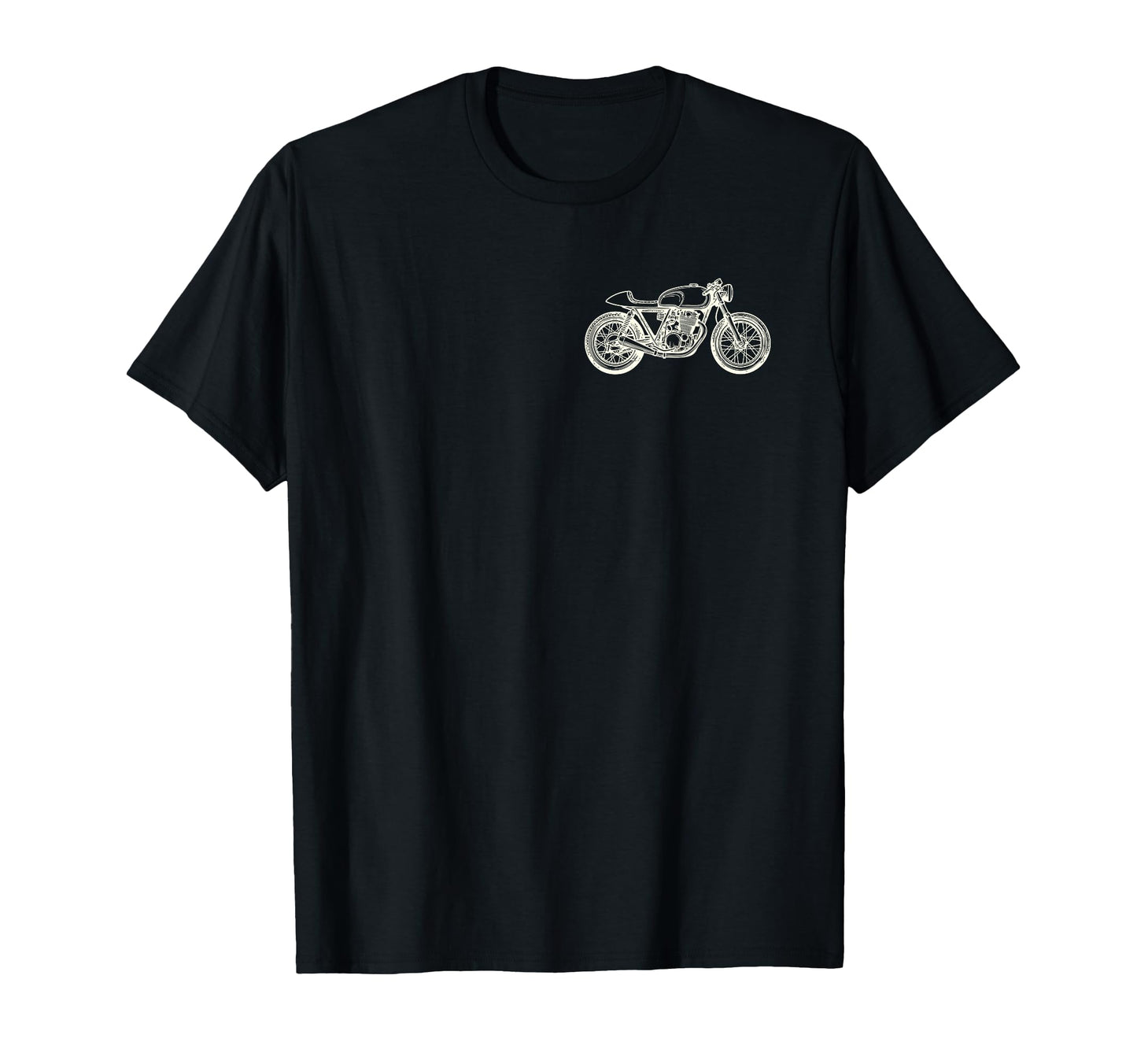 Motorcycle Club Cafe Racer Pocket T-Shirt - Minimalist Print Men Women - T-Shirt, Sweatshirt, Hoodie