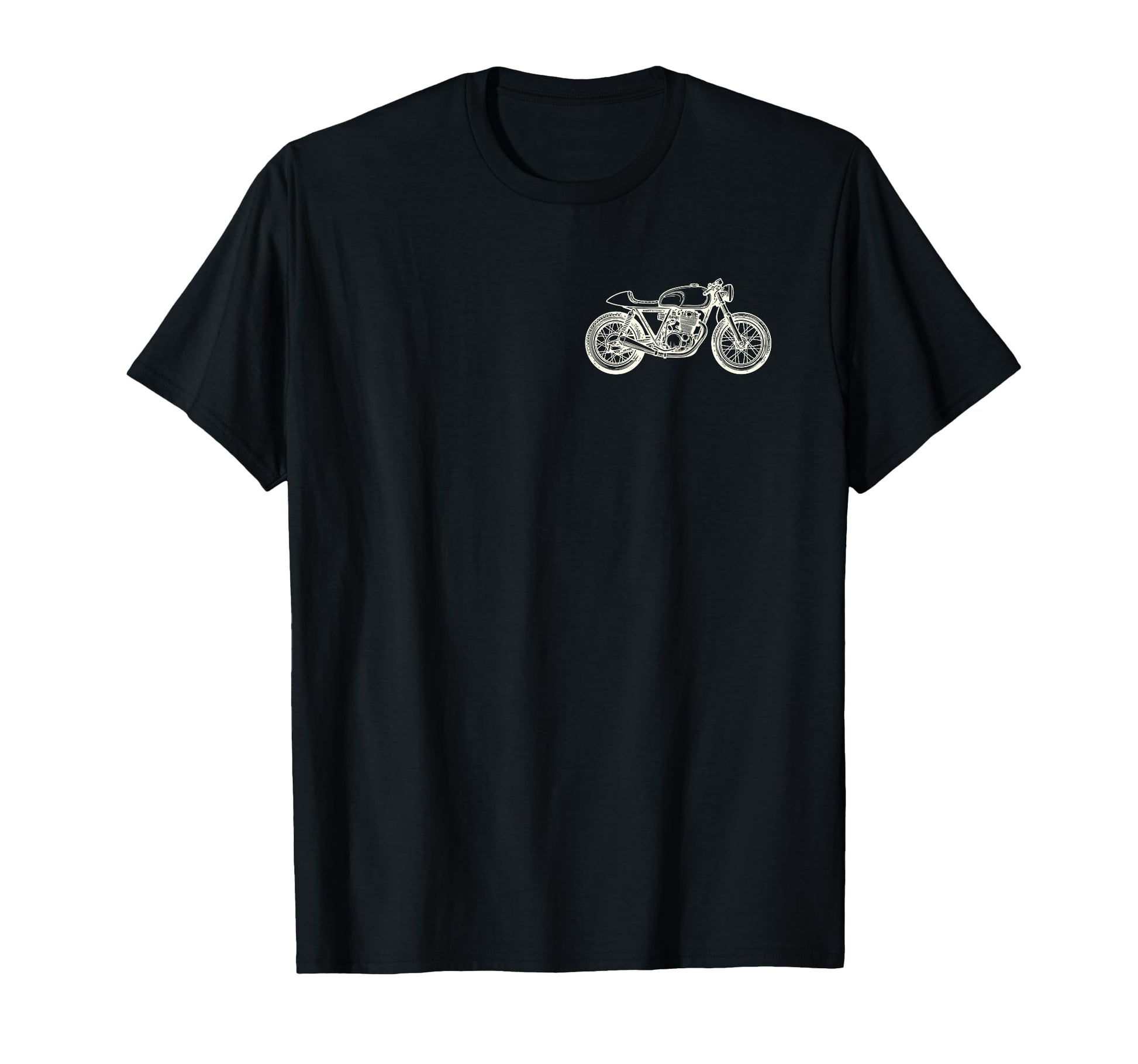 Motorcycle Club Cafe Racer Pocket T-Shirt - Minimalist Print Men Women - T-Shirt, Sweatshirt, Hoodie