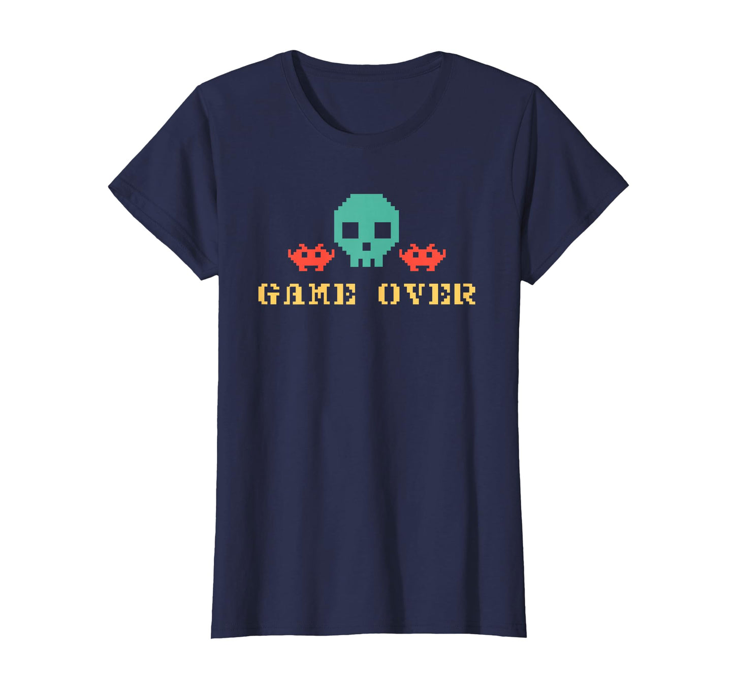 Game Over 80S Arcade Video Gaming T-Shirt - Casual Everyday Wear Men Women - T-Shirt, Sweatshirt, Hoodie