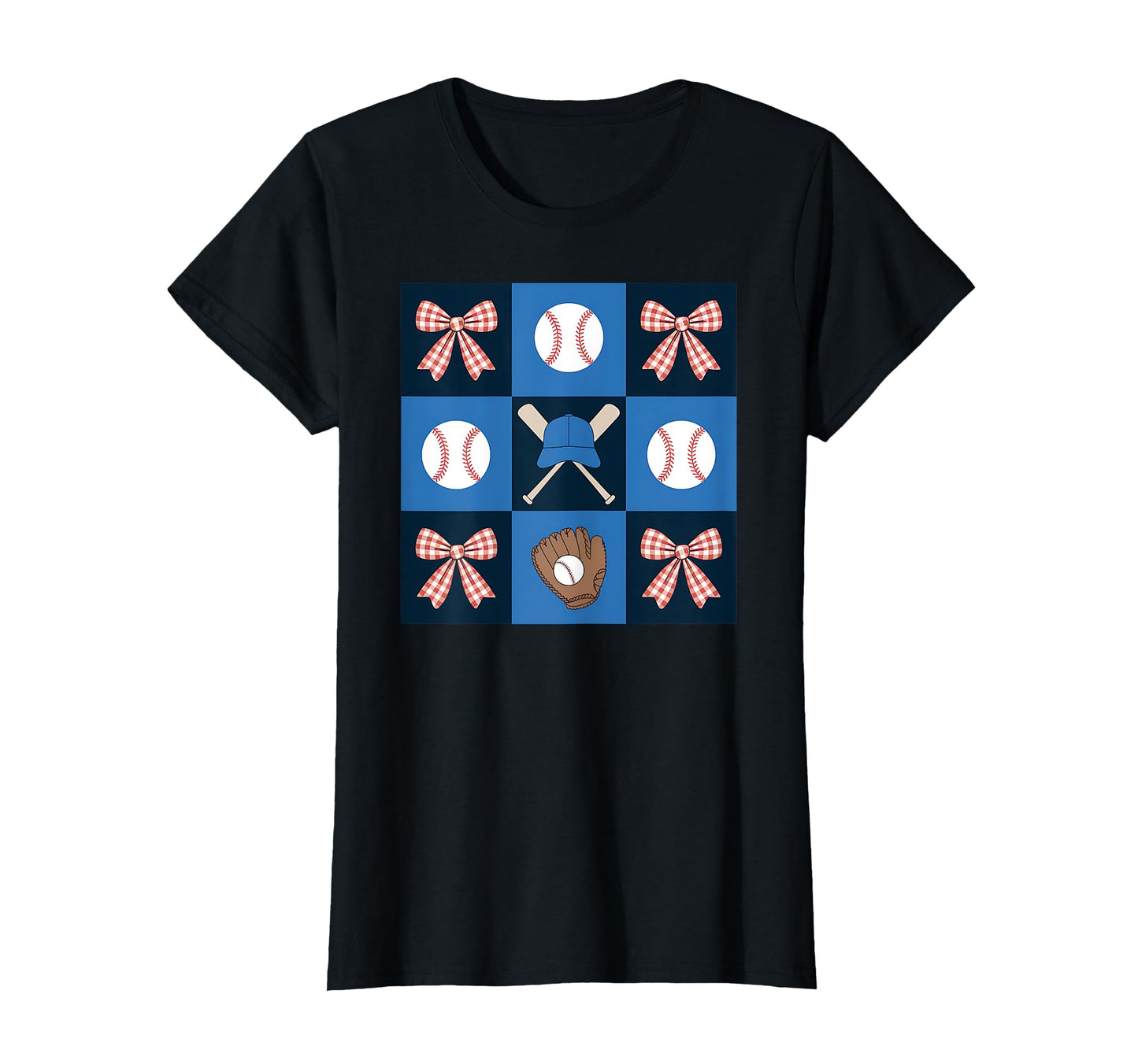 Baseball Sister Coquette Bow Mothers Day T-Shirt - Novelty Apparel Unisex - T-Shirt, Sweatshirt, Hoodie