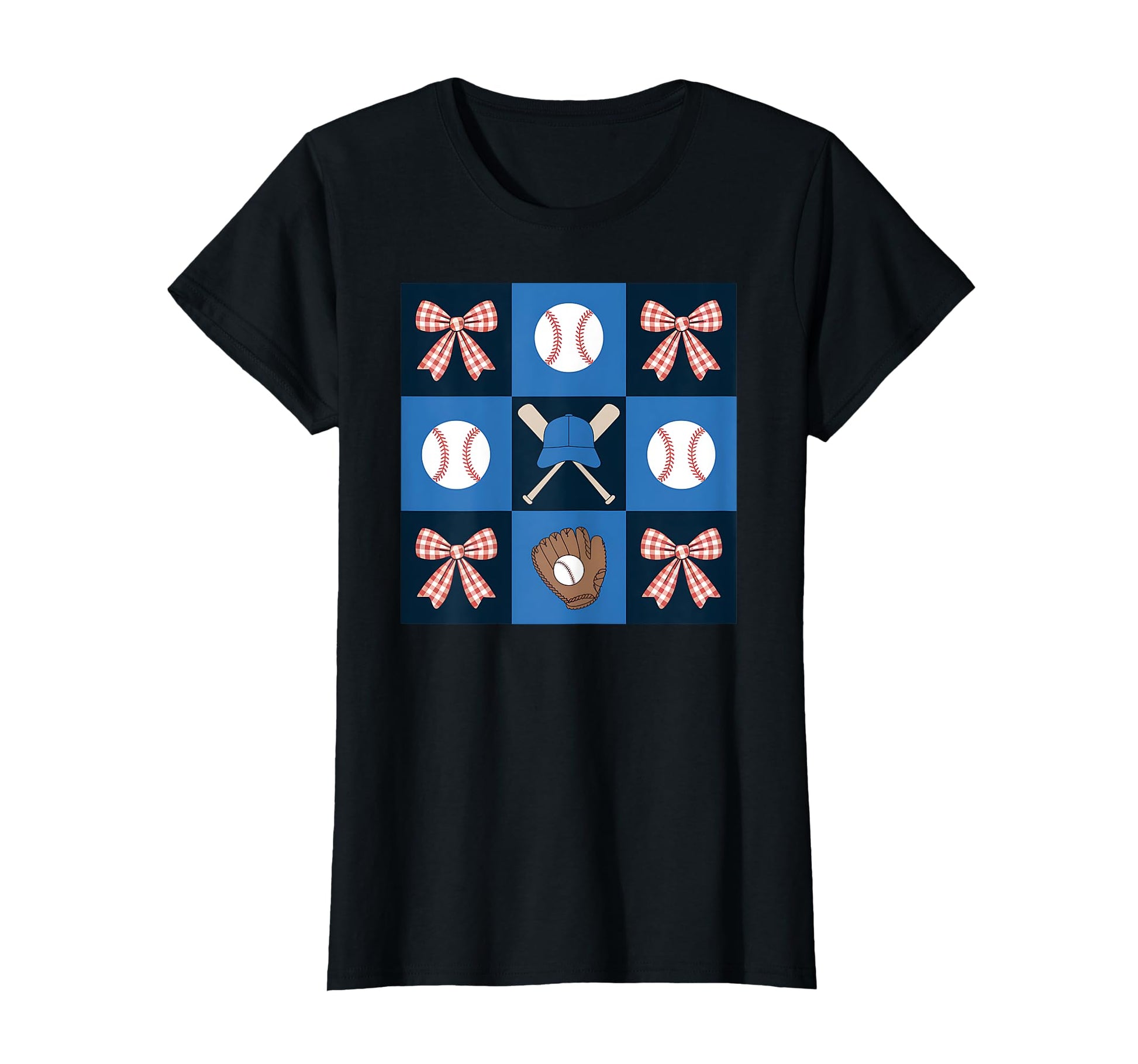 Baseball Sister Coquette Bow Mothers Day T-Shirt - Novelty Apparel Unisex - T-Shirt, Sweatshirt, Hoodie