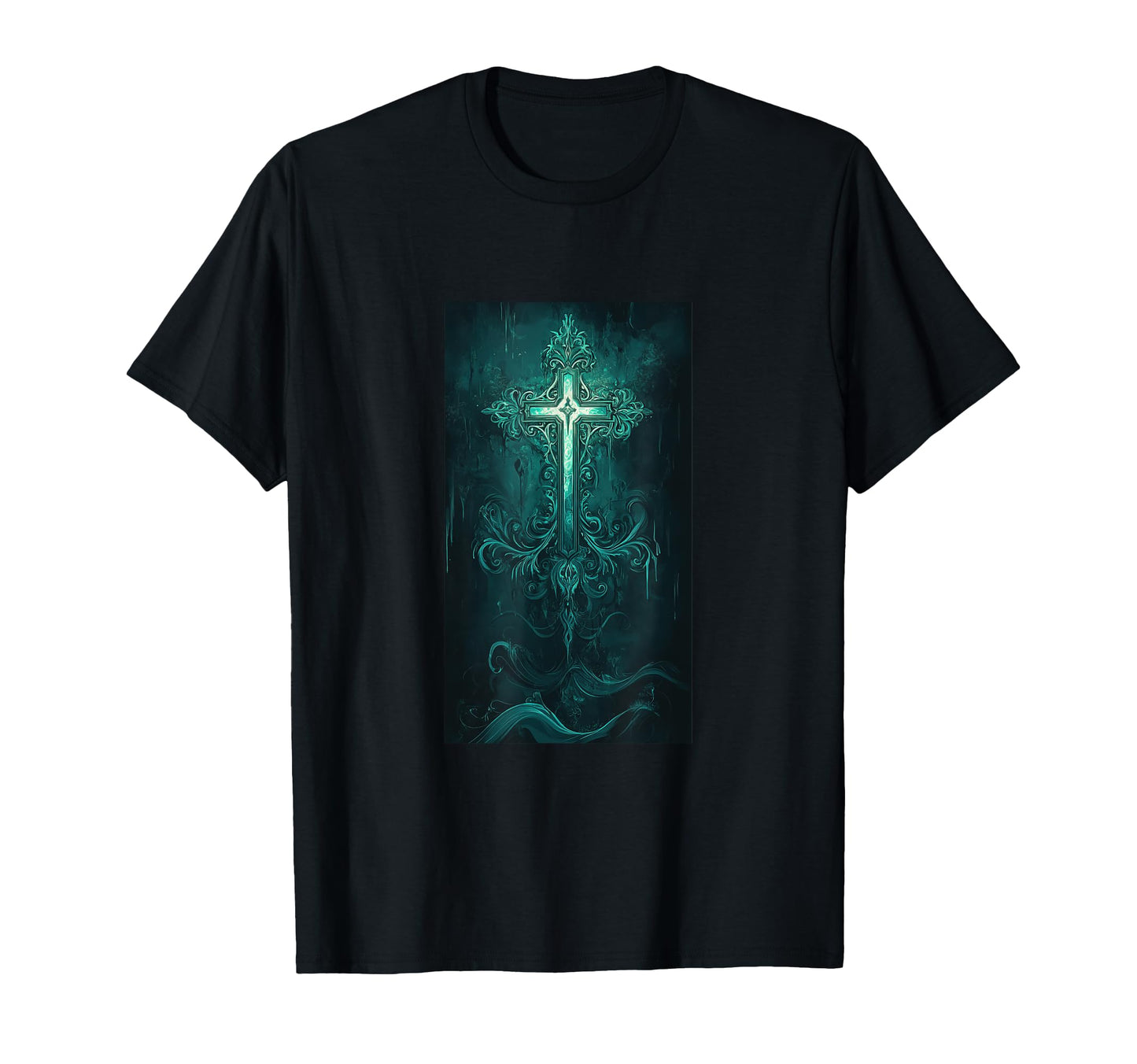 Gothic Cross Grunge Aesthetic Y2K Goth T-Shirt - Trendy Graphic Men Women - T-Shirt, Sweatshirt, Hoodie