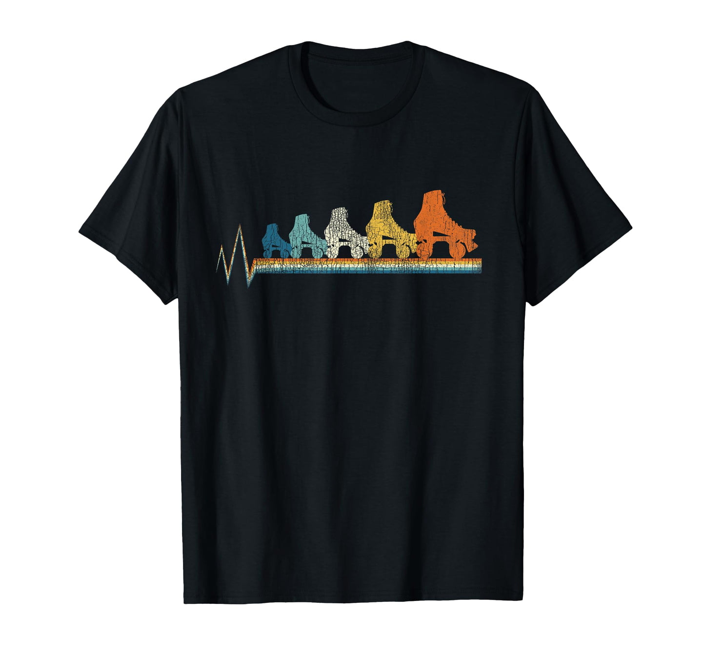 Roller Skating Skate 1970S T-Shirt - Unique Graphic Unisex - T-Shirt, Sweatshirt, Hoodie