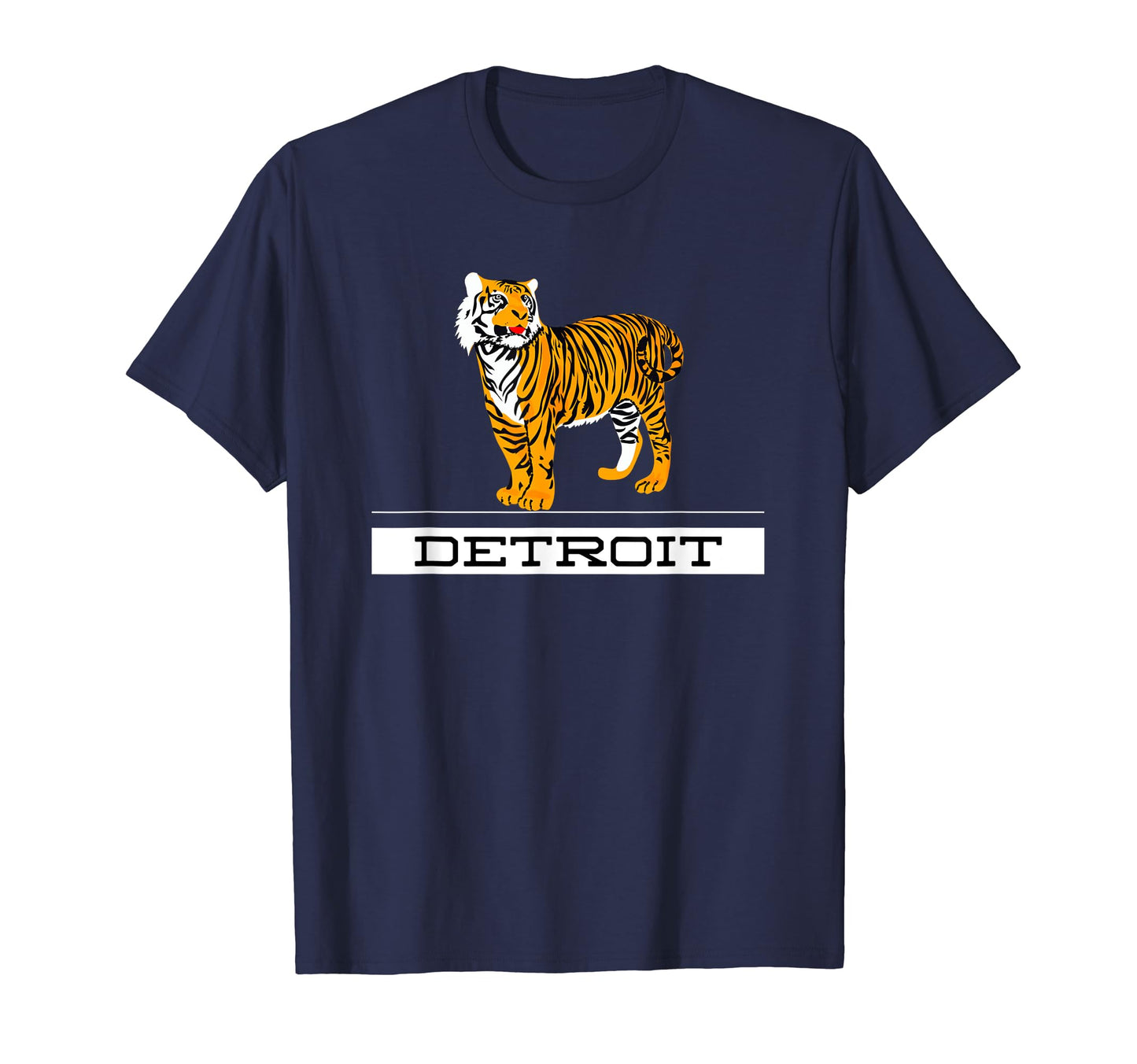 Distressed Tiger Mascot Baseball T-Shirt - Aesthetic Graphic for Adults - T-Shirt, Sweatshirt, Hoodie