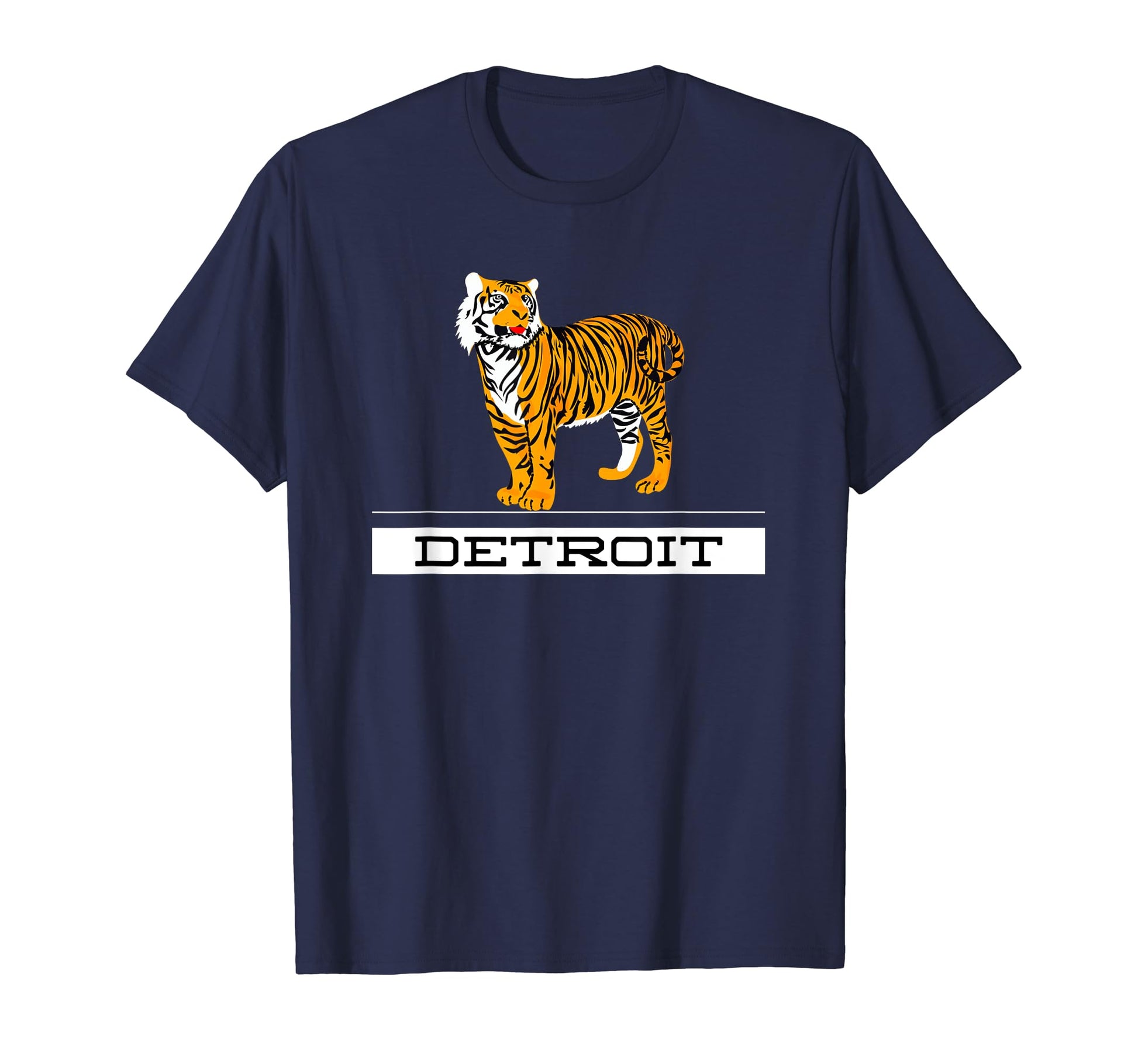 Distressed Tiger Mascot Baseball T-Shirt - Aesthetic Graphic for Adults - T-Shirt, Sweatshirt, Hoodie