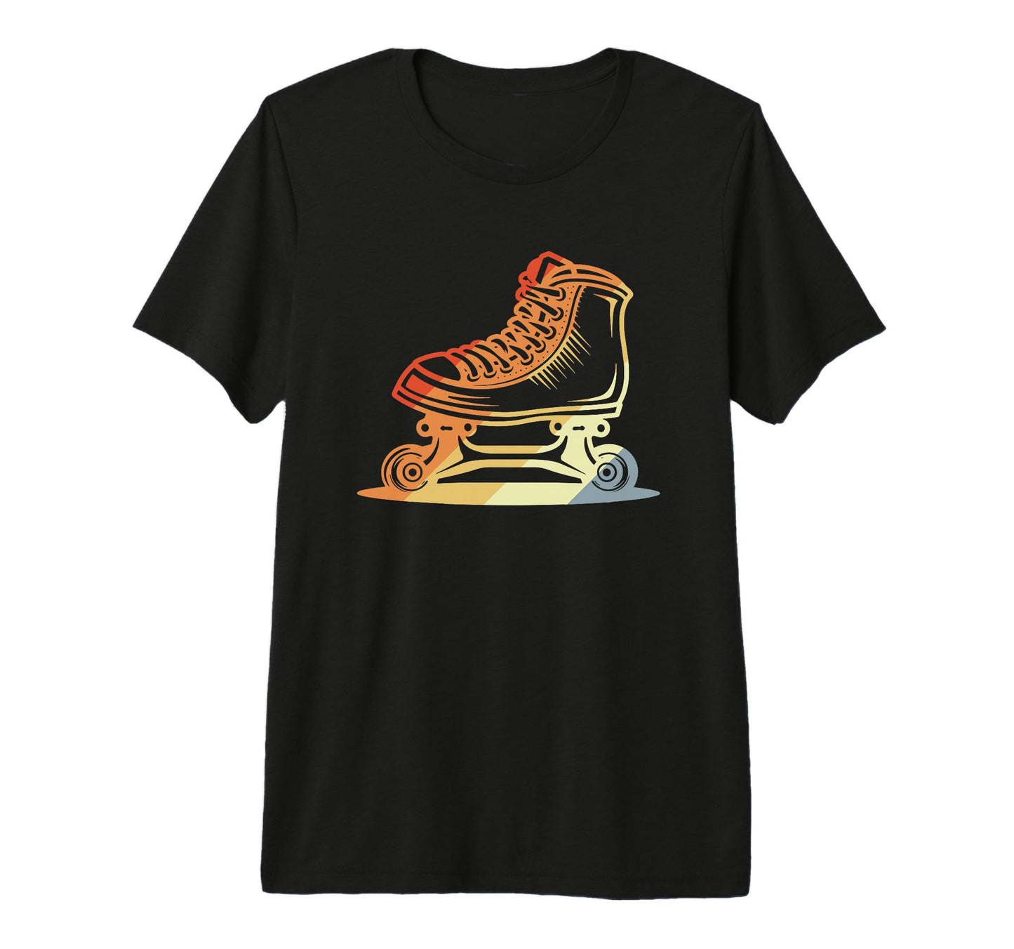 Roller Skates Sketch Indoor Sport T-Shirt - Fun Novelty Design Men Women - T-Shirt, Sweatshirt, Hoodie