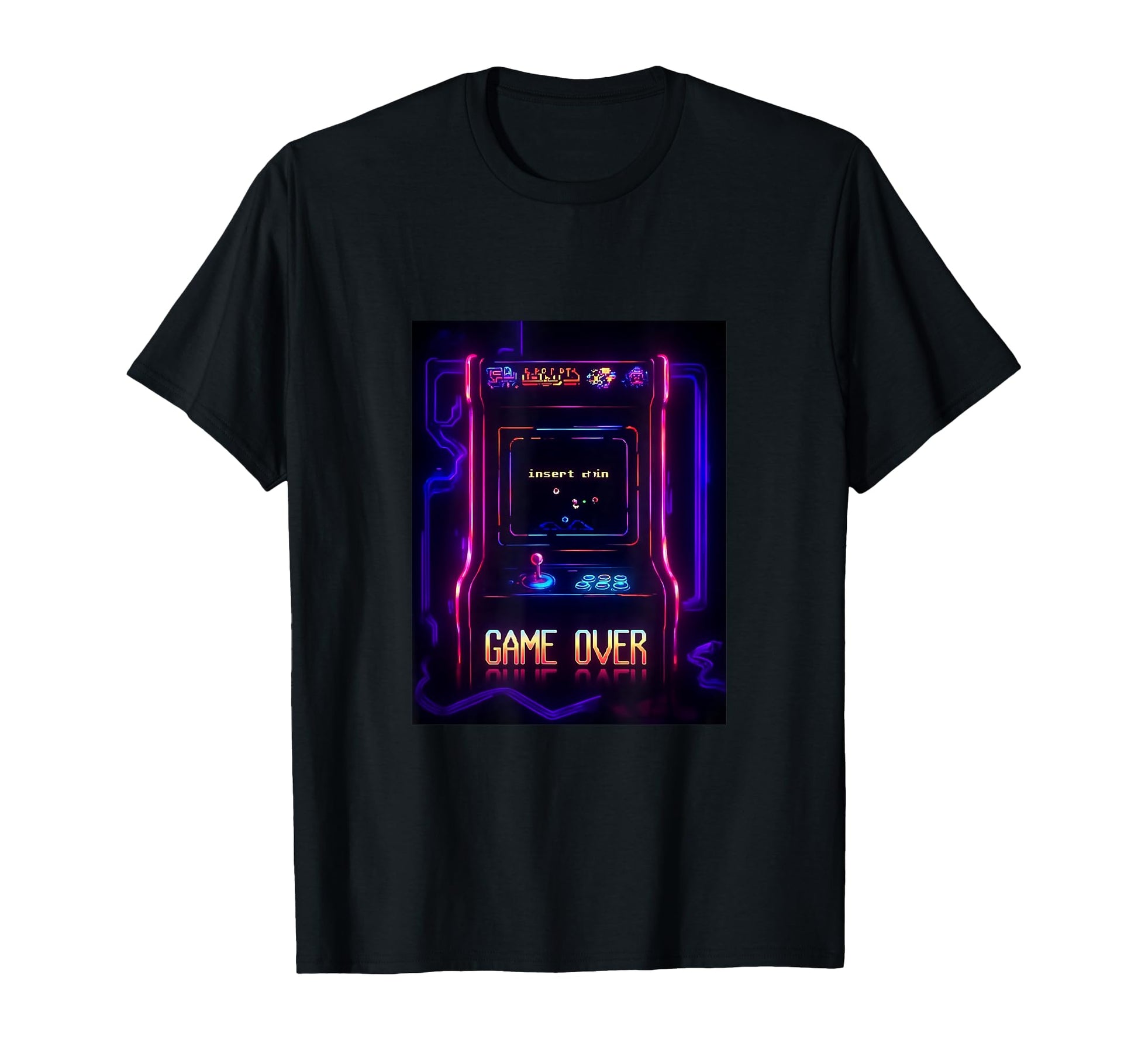 Gaming Arcade Game Over Play Player T-Shirt - Trendy Graphic Unisex - T-Shirt, Sweatshirt, Hoodie