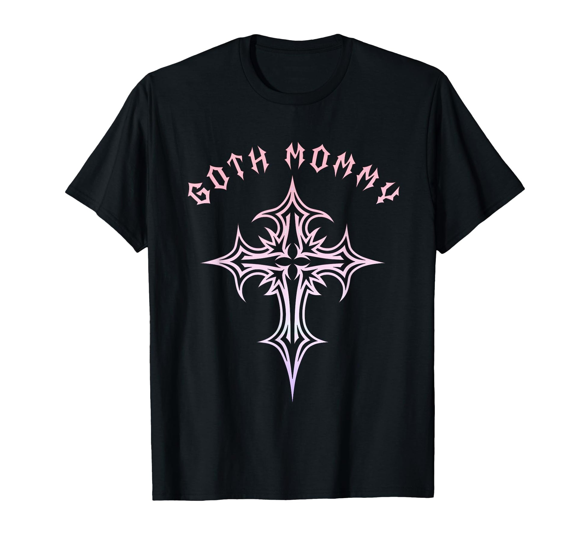 Goth Mommy Gothic Cross Y2K Aesthetic T-Shirt - Minimalist Print Men Women - T-Shirt, Sweatshirt, Hoodie