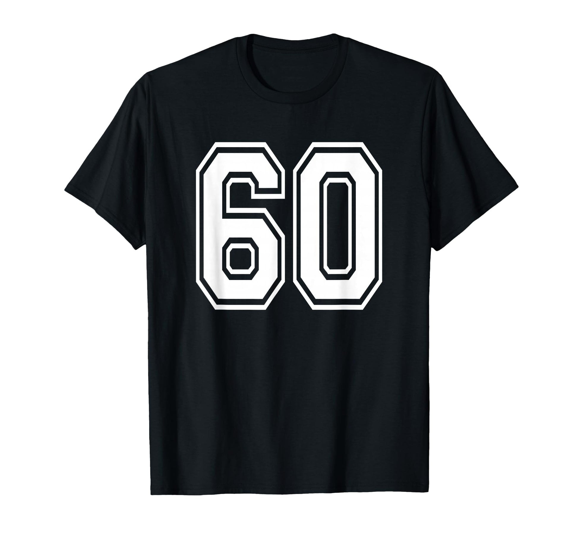 Number 60 Numbered Uniform Sports T-Shirt - Unique Graphic for Adults - T-Shirt, Sweatshirt, Hoodie