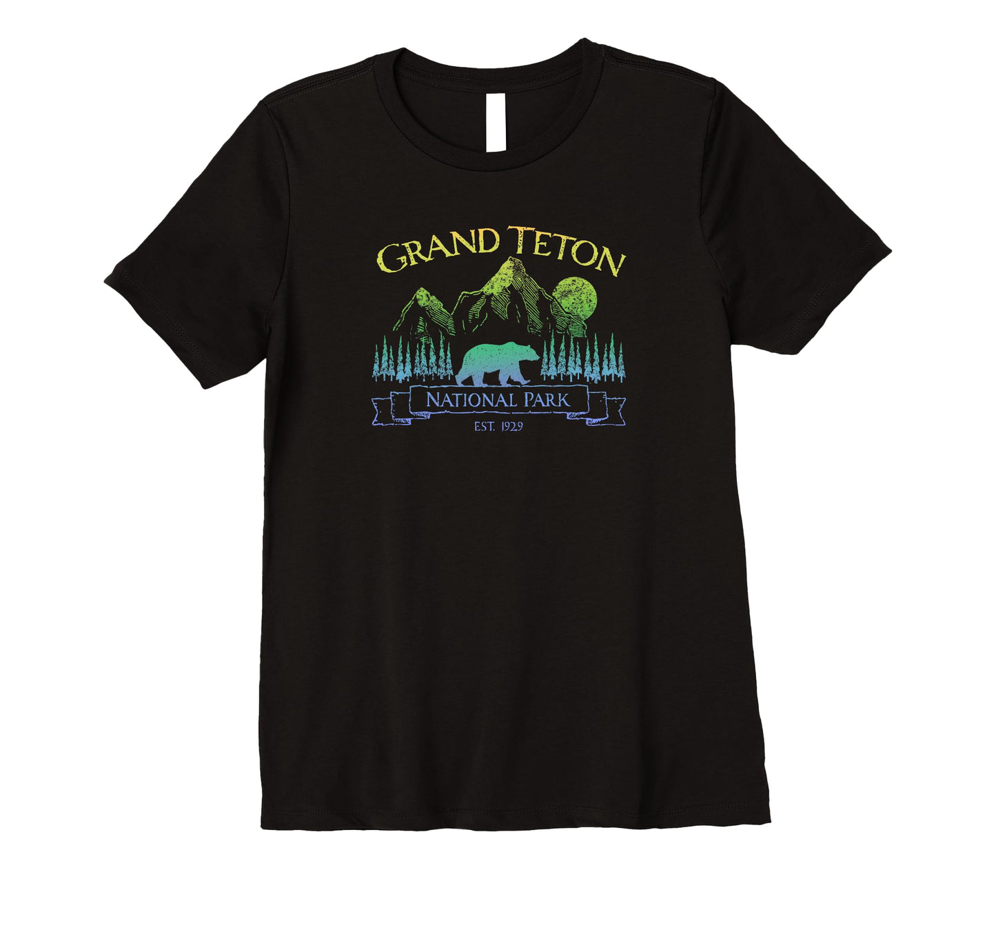 Grand Teton National Park Grizzly Bear T-Shirt - Fun Novelty Design Unisex - T-Shirt, Sweatshirt, Hoodie