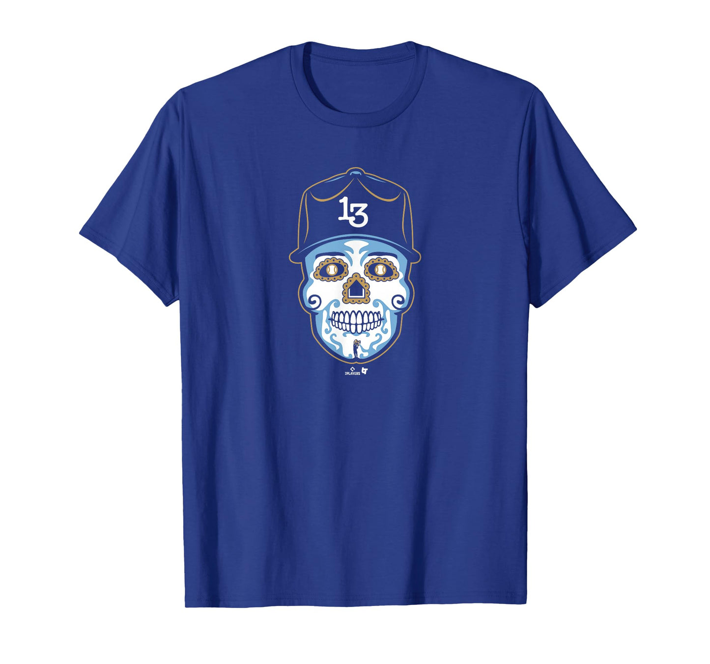 Salvador P Rez Sugar Skull Kansas City T-Shirt - Graphic Print for Adults - T-Shirt, Sweatshirt, Hoodie