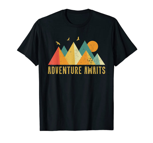 Adventure Awaits Mountains National T-Shirt - Custom Art Print for Adults - T-Shirt, Sweatshirt, Hoodie