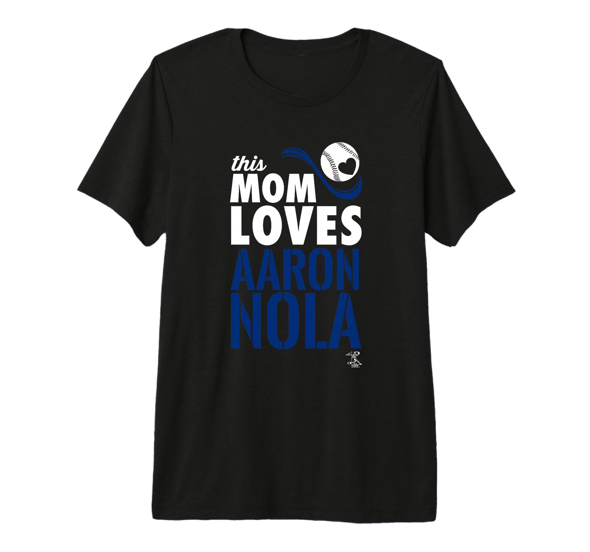 Aaron Nola This Mom Loves Tri Blend T-Shirt - Trendy Graphic Unisex - T-Shirt, Sweatshirt, Hoodie