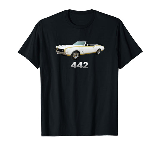 442 Oldsmobile Cutlass Car Show 1970 T-Shirt - Custom Art Print Unisex - T-Shirt, Sweatshirt, Hoodie