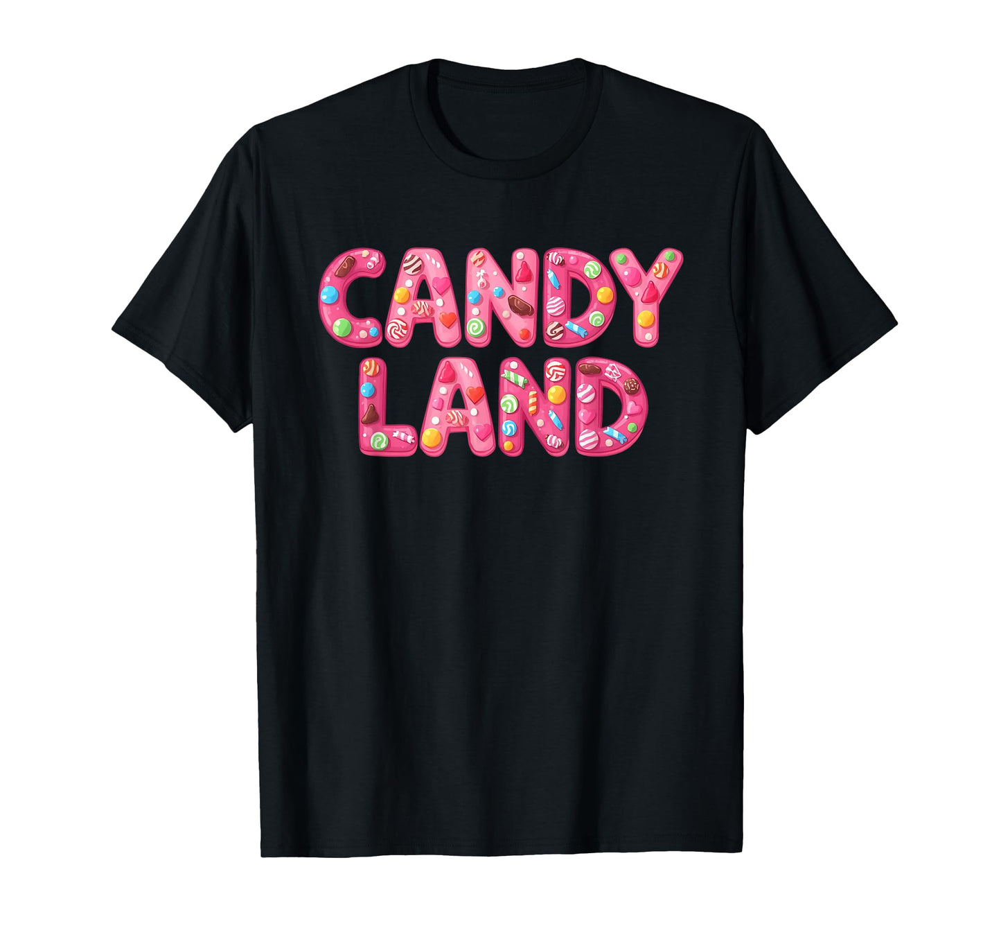Candy Land Logo Candys T-Shirt - Graphic Print for Adults - T-Shirt, Sweatshirt, Hoodie