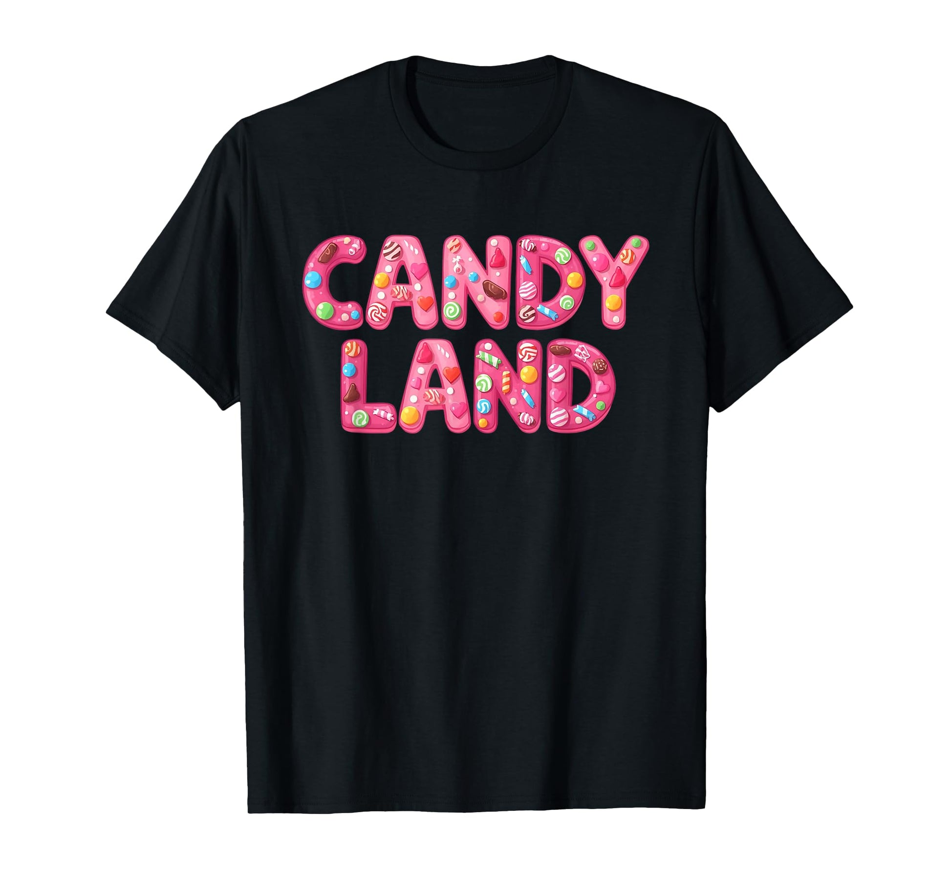 Candy Land Logo Candys T-Shirt - Graphic Print for Adults - T-Shirt, Sweatshirt, Hoodie