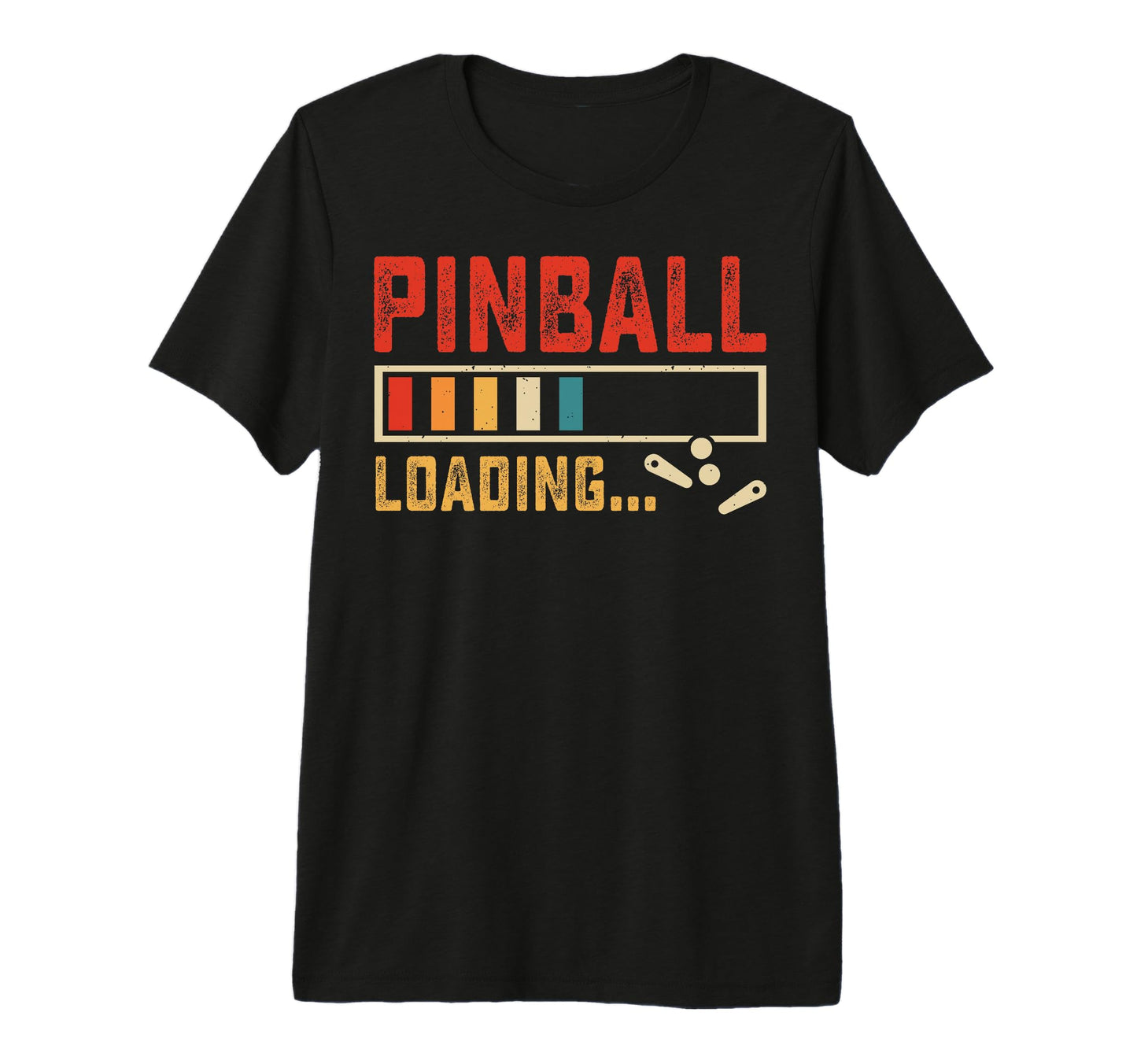Pinball Loading Funny Gamer Tri T-Shirt - Fun Novelty Design Men Women - T-Shirt, Sweatshirt, Hoodie