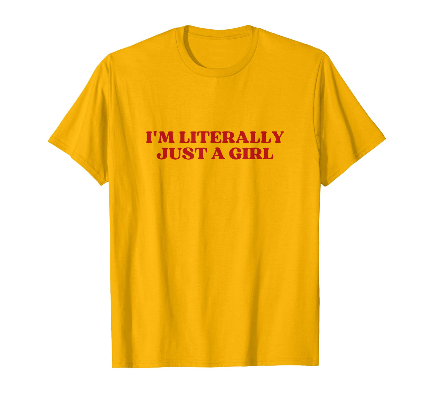 Im Literally Just Yellow Y2K T-Shirt - Aesthetic Graphic for Adults - T-Shirt, Sweatshirt, Hoodie