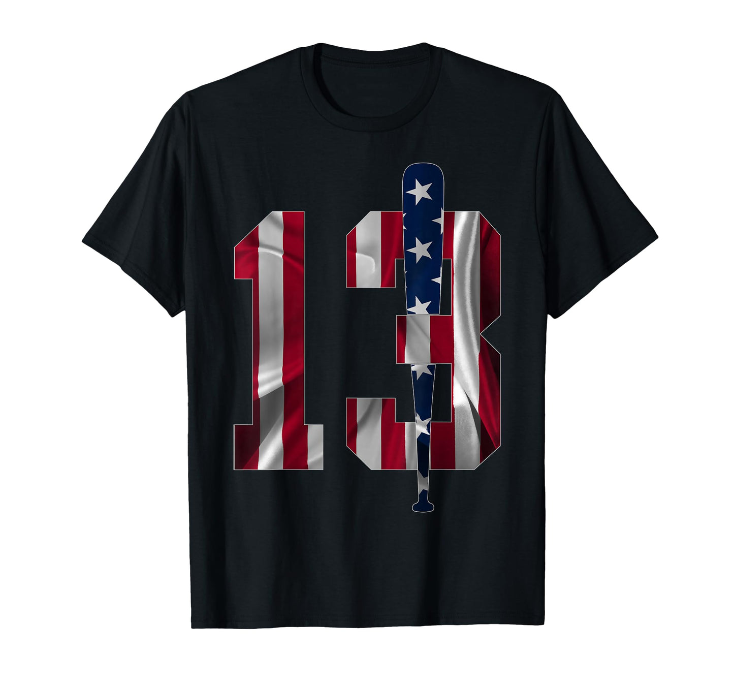 Number 13 Years Baseball 13Th Birthday T-Shirt - Fun Novelty Design Unisex - T-Shirt, Sweatshirt, Hoodie