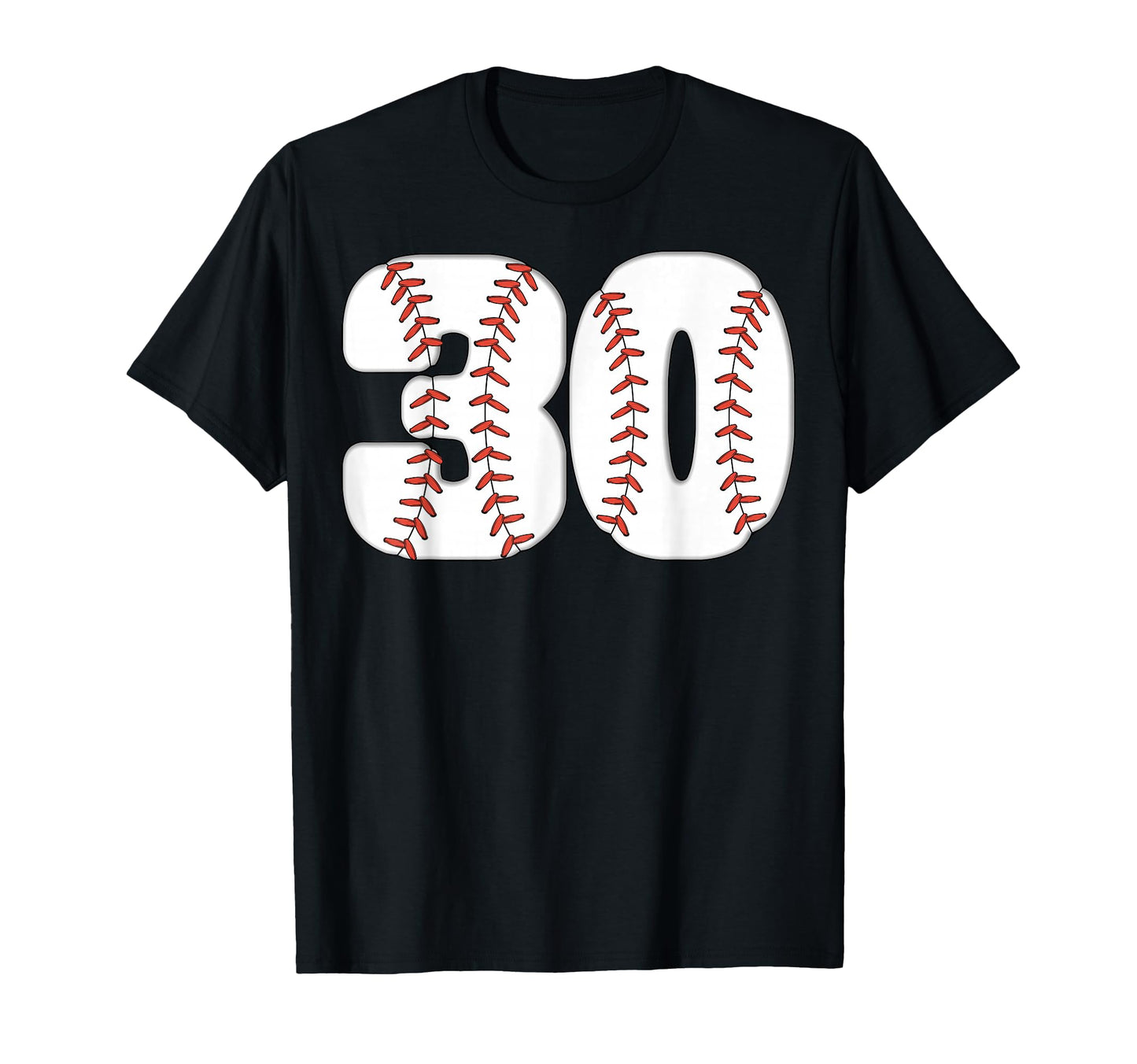 Baseball Number 30 Baseball T-Shirt - Casual Everyday Wear for Adults - T-Shirt, Sweatshirt, Hoodie