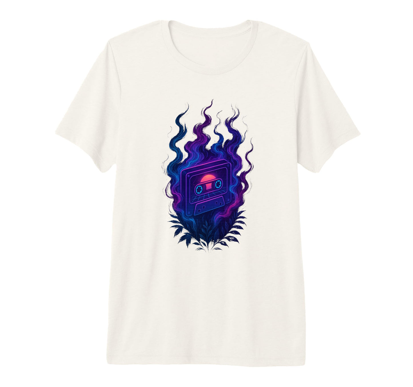 80S Synthwave Tri Blend T-Shirt - Streetwear Style Unisex - T-Shirt, Sweatshirt, Hoodie