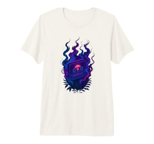 80S Synthwave Tri Blend T-Shirt - Streetwear Style Unisex - T-Shirt, Sweatshirt, Hoodie