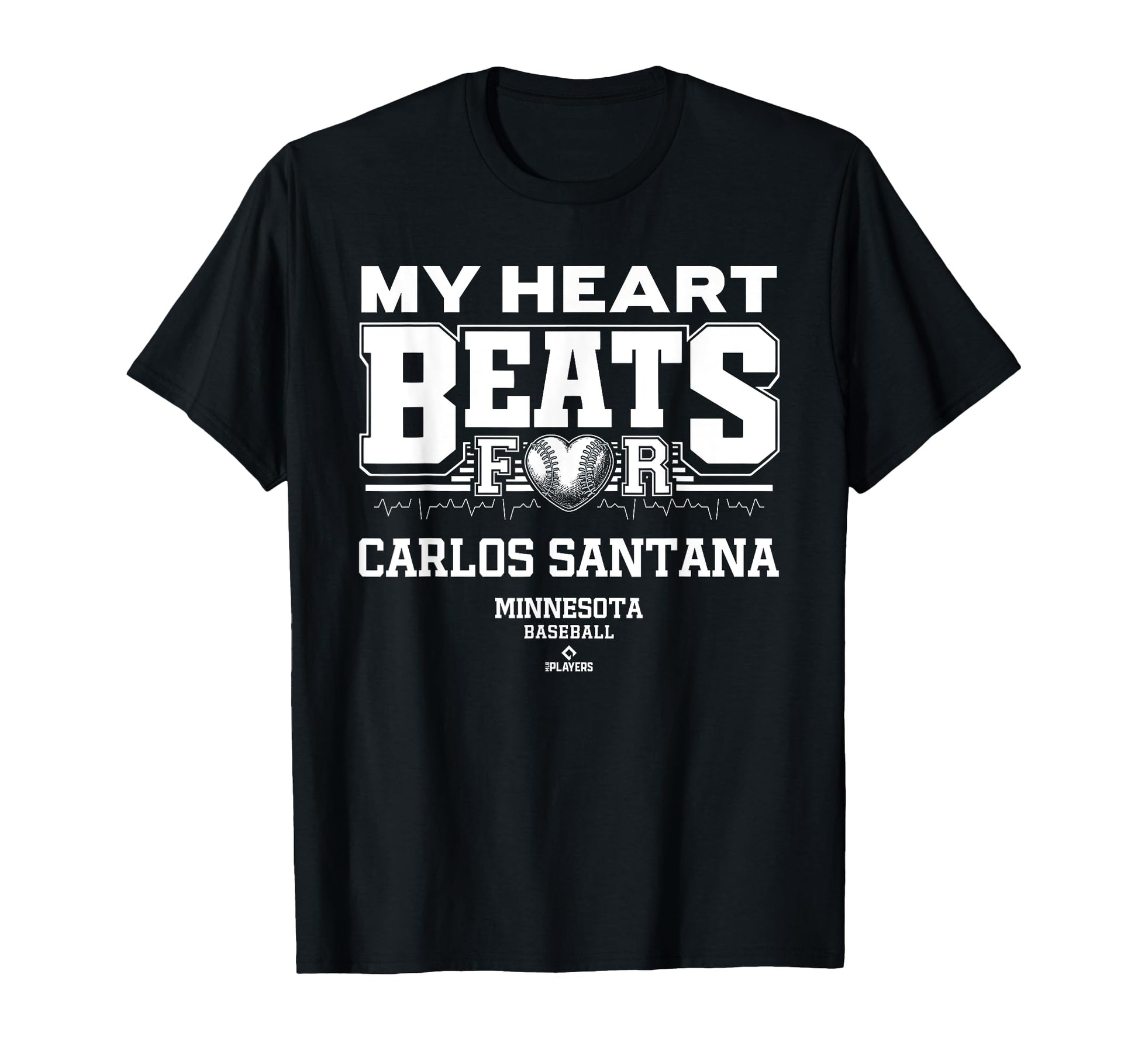 My Heart Beats Carlos Santana Minnesota T-Shirt - Graphic Print Men Women - T-Shirt, Sweatshirt, Hoodie