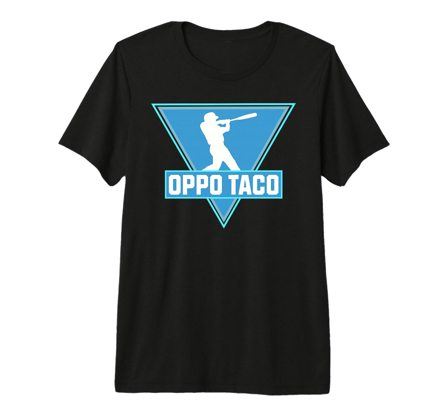 Funny Baseball Oppo Taco Tri Blend T-Shirt - Unique Graphic Men Women - T-Shirt, Sweatshirt, Hoodie