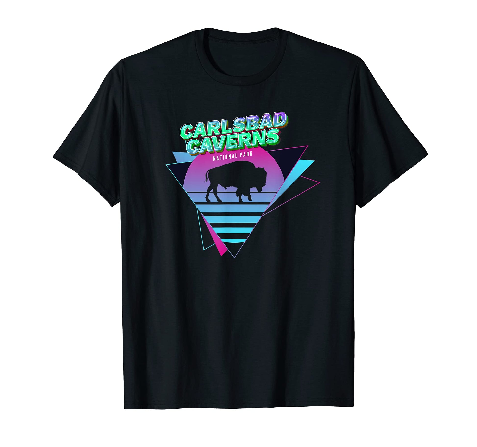 Vaporwave Carlsbad Caverns National Park T-Shirt - Minimalist Print Unisex - T-Shirt, Sweatshirt, Hoodie