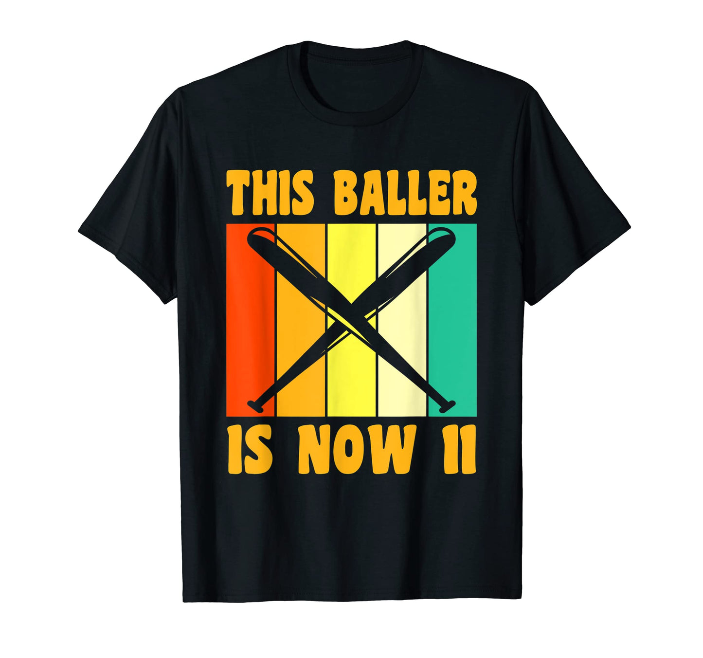 11Th Birthday 11 Year Old Baseball T-Shirt - Unique Graphic for Adults - T-Shirt, Sweatshirt, Hoodie