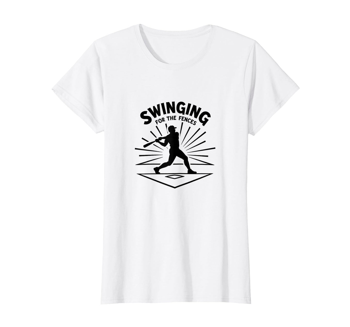 Baseball Swinging Fences Home Run T-Shirt - Streetwear Style Unisex - T-Shirt, Sweatshirt, Hoodie