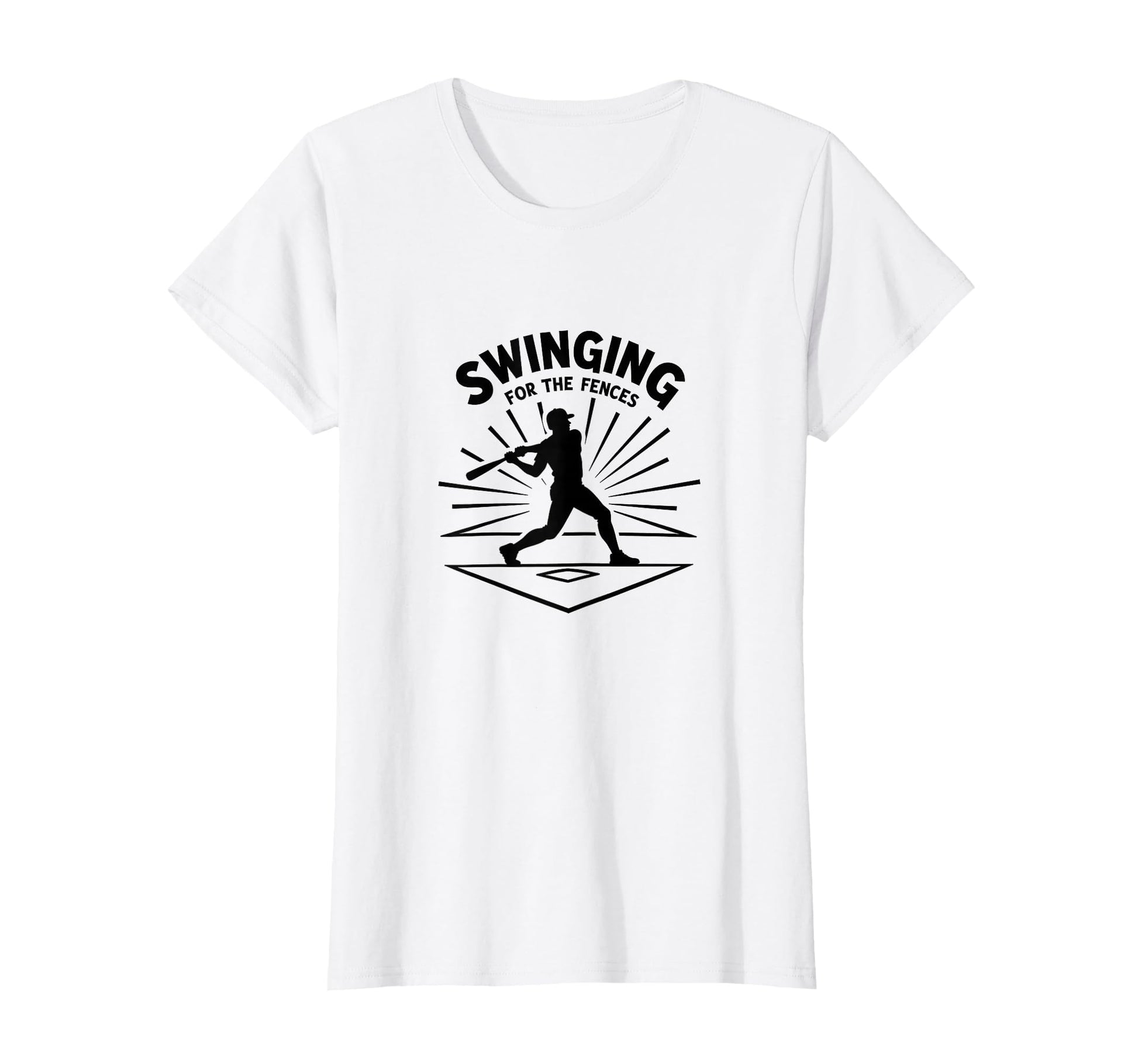 Baseball Swinging Fences Home Run T-Shirt - Streetwear Style Unisex - T-Shirt, Sweatshirt, Hoodie