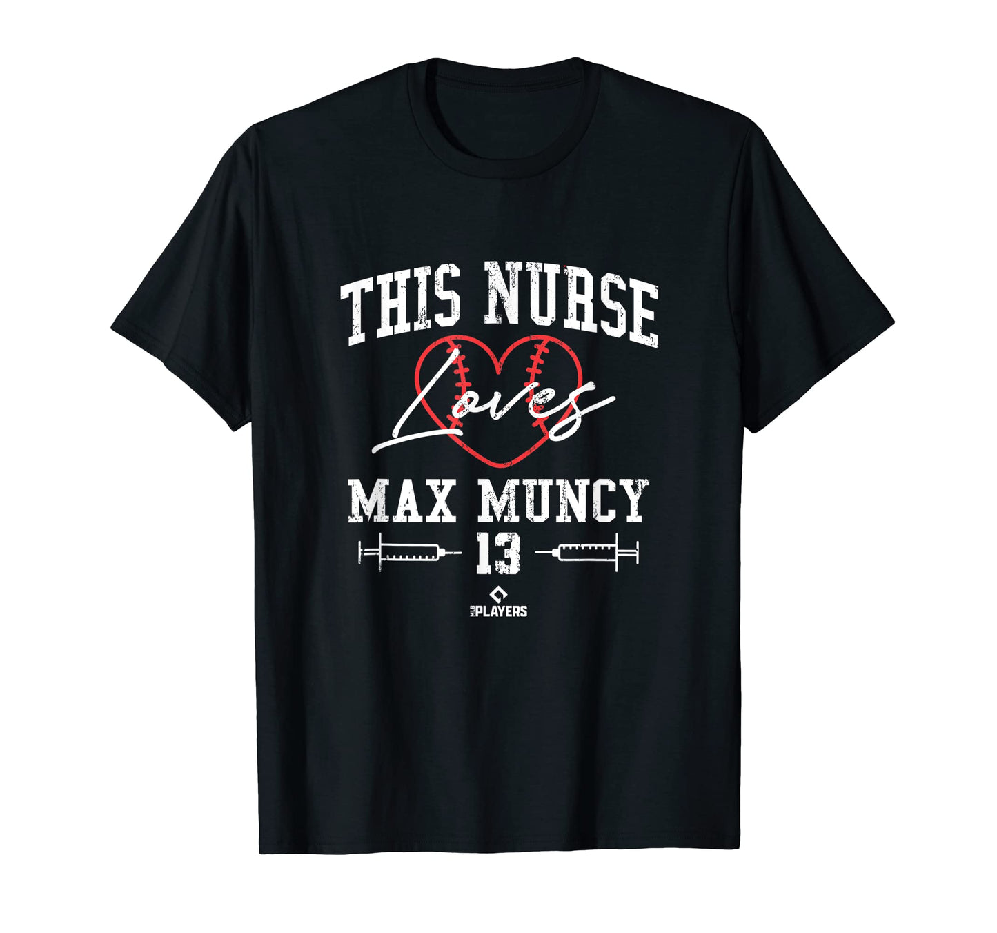 This Nurse Loves Max Muncy Baseball T-Shirt - Aesthetic Graphic for Adults - T-Shirt, Sweatshirt, Hoodie