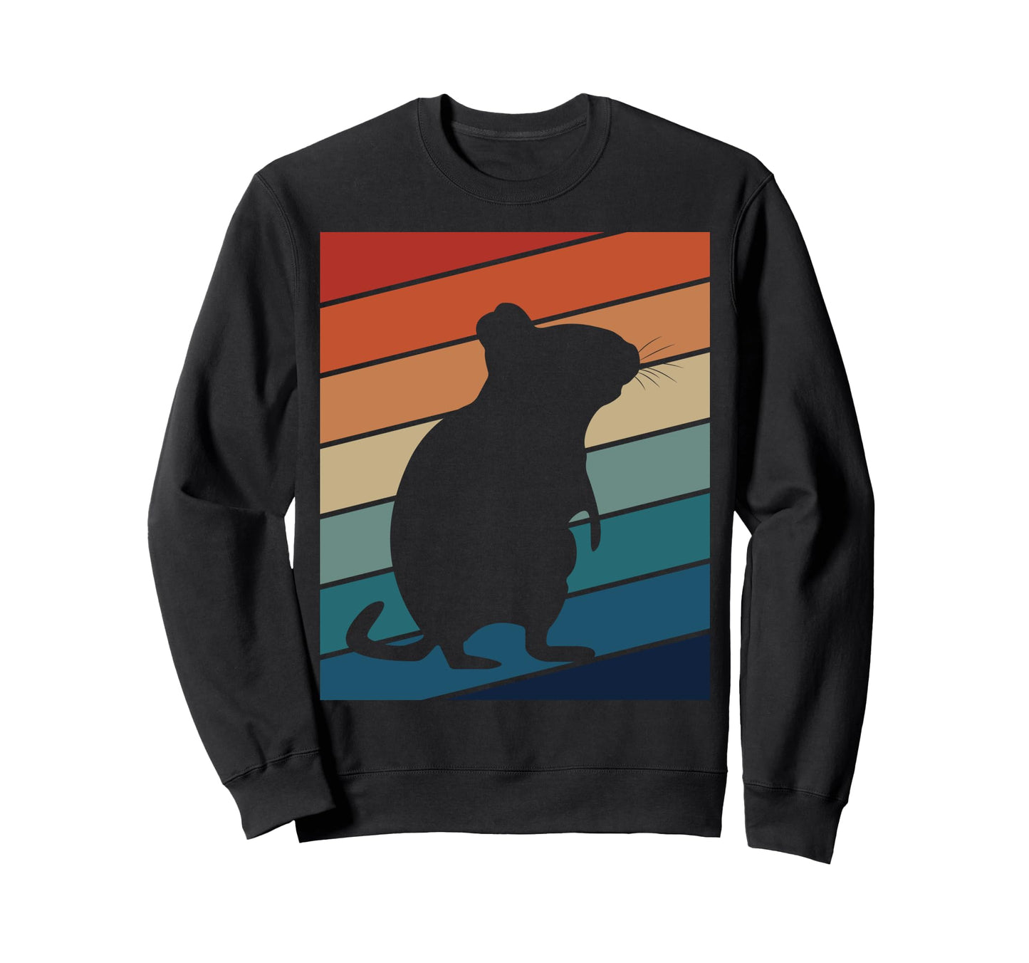 Degus Rodent Stripes Degu Degu Sweatshirt - Casual Everyday Wear for Adults - T-Shirt, Sweatshirt, Hoodie