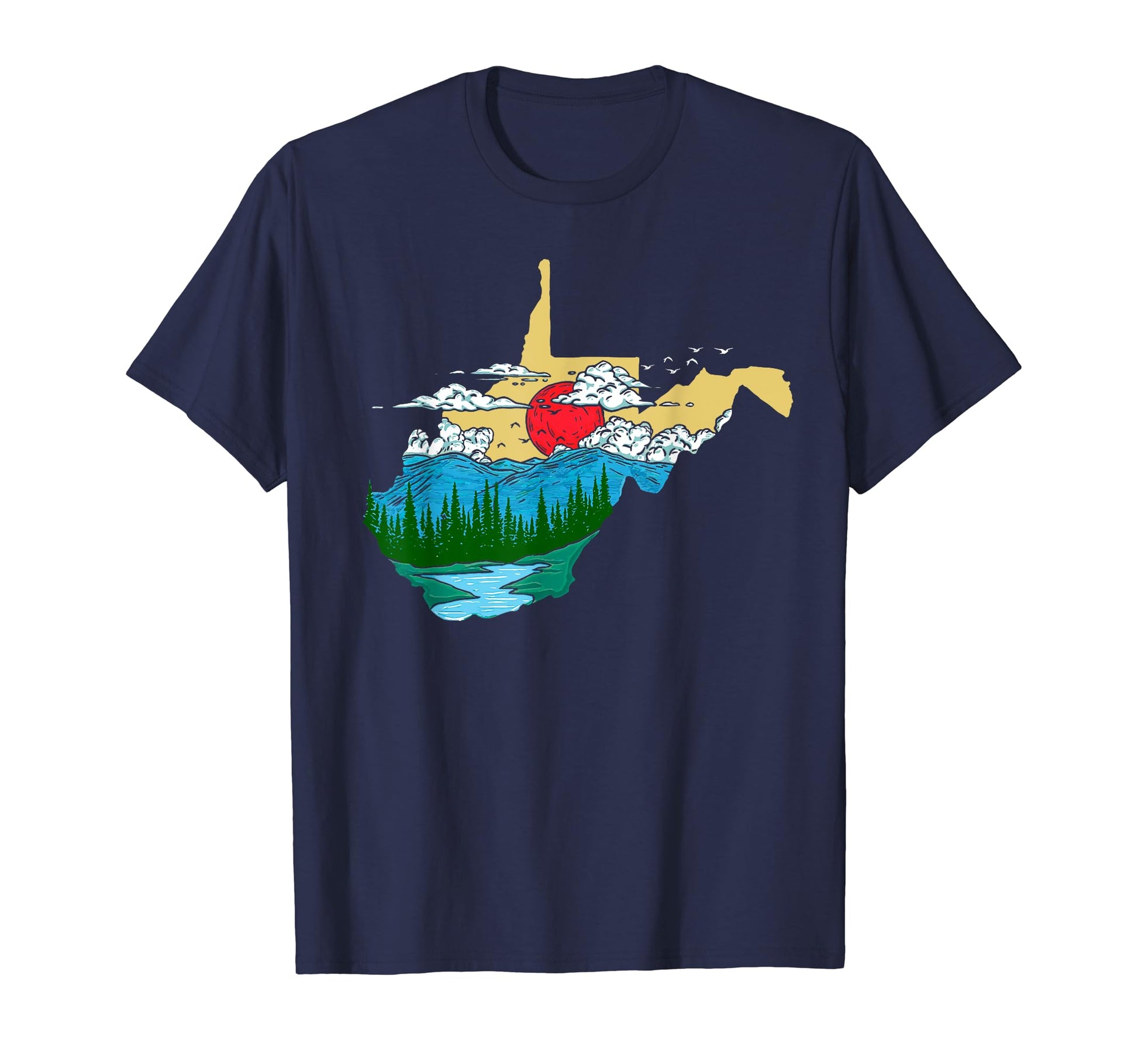 West Virginia Pride Outdoors Nature T-Shirt - Streetwear Style Men Women - T-Shirt, Sweatshirt, Hoodie