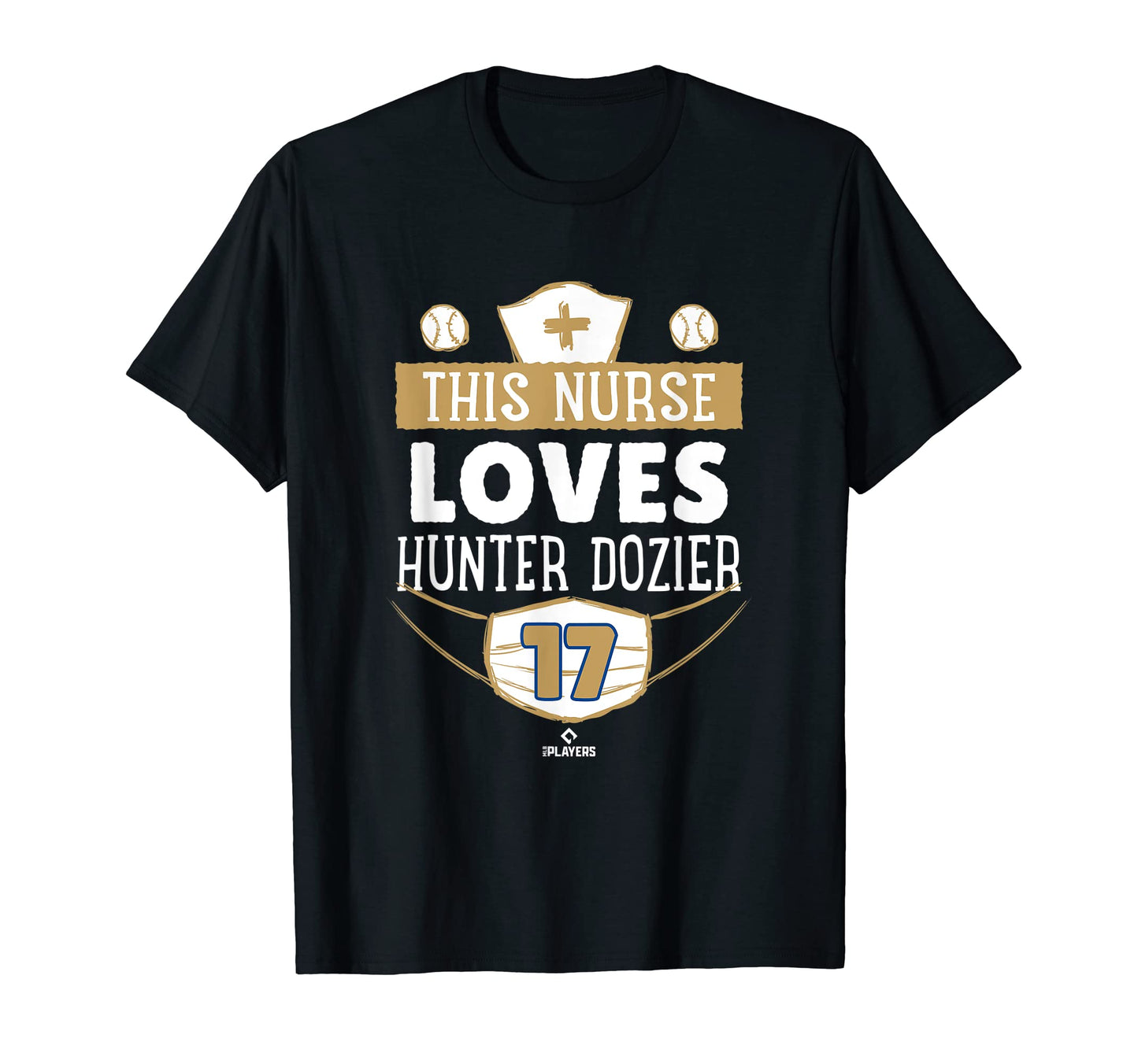 This Nurse Loves Hunter Dozier Kansas T-Shirt - Unique Graphic for Adults - T-Shirt, Sweatshirt, Hoodie