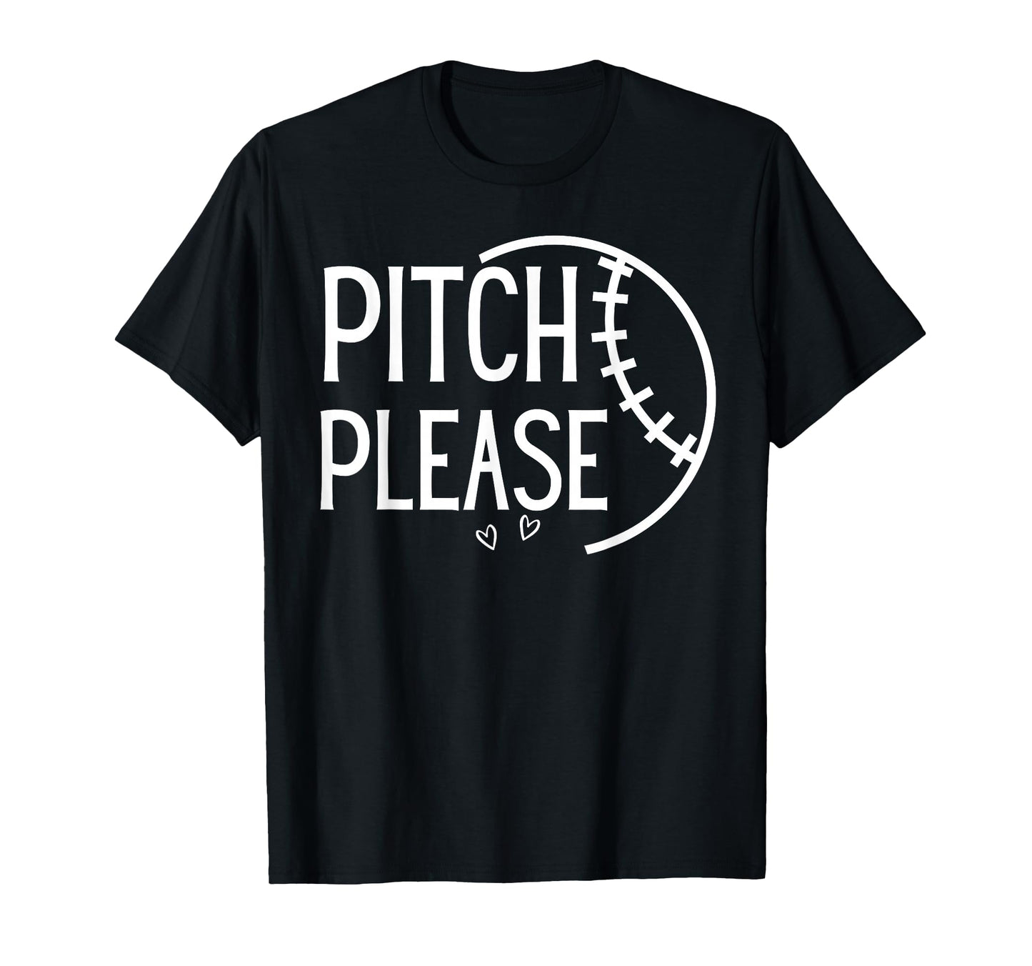 Pitch Please Softball Baseball T-Shirt - Aesthetic Graphic for Adults - T-Shirt, Sweatshirt, Hoodie