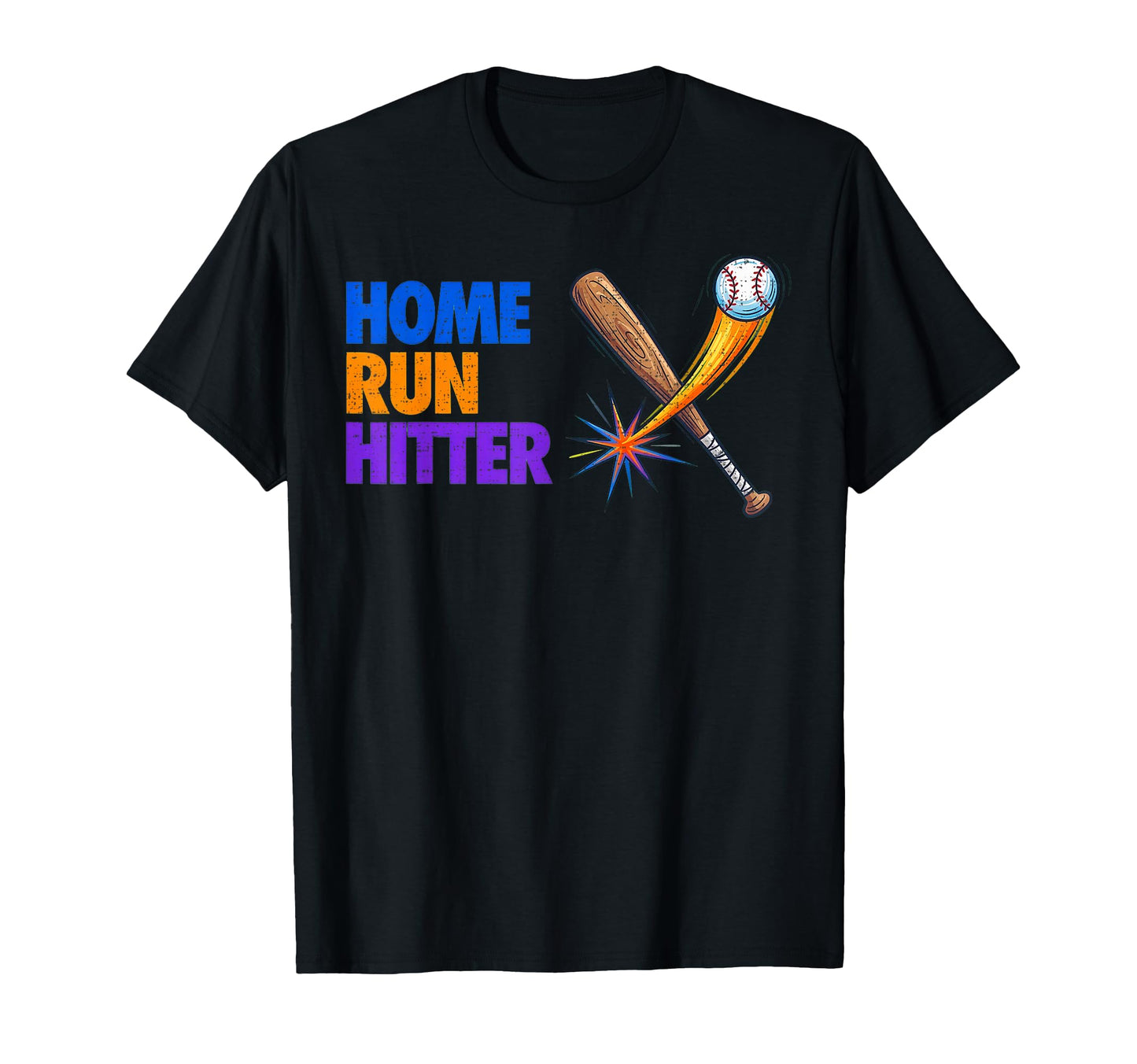 Home Run Hitter Baseball Power Swing T-Shirt - Trendy Graphic for Adults - T-Shirt, Sweatshirt, Hoodie