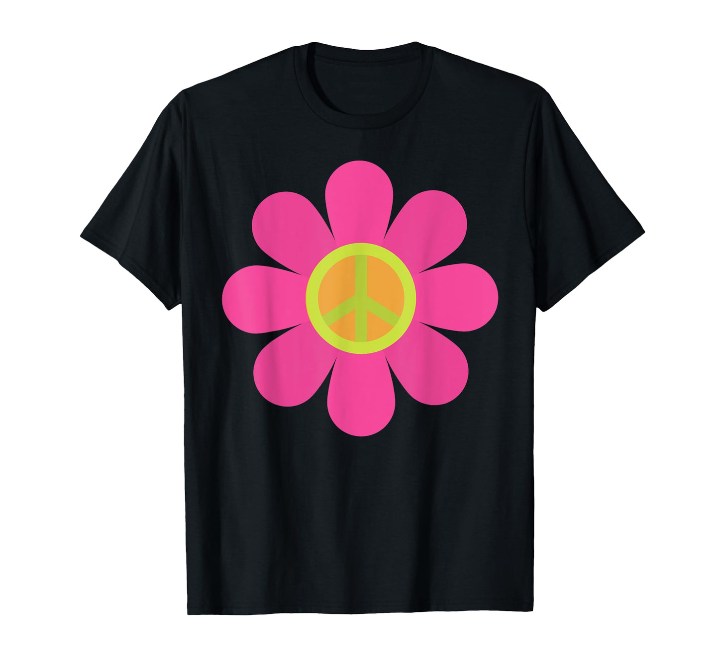 Peace Sign Love 60S 70S Tie Dye T-Shirt - Aesthetic Graphic Men Women - T-Shirt, Sweatshirt, Hoodie