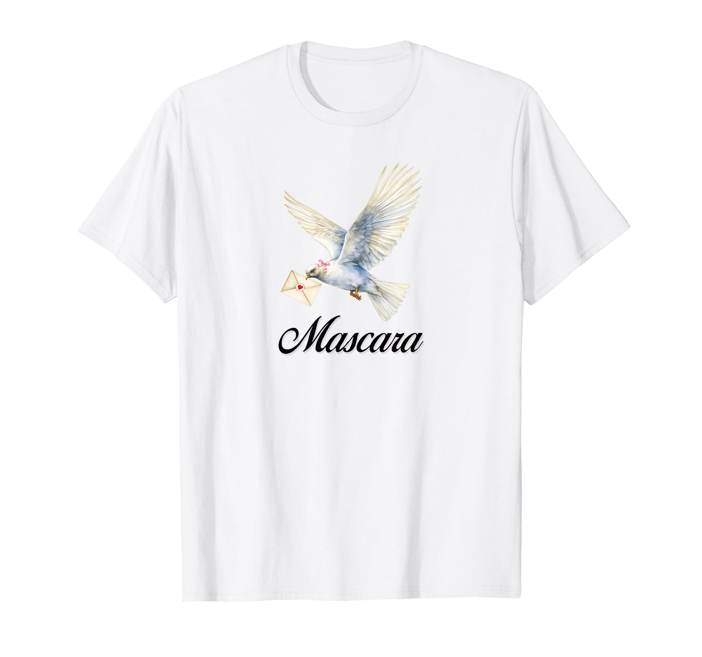 Mascara Dove Coquette Bow Girlcore Y2K T-Shirt - Novelty Apparel Men Women - T-Shirt, Sweatshirt, Hoodie