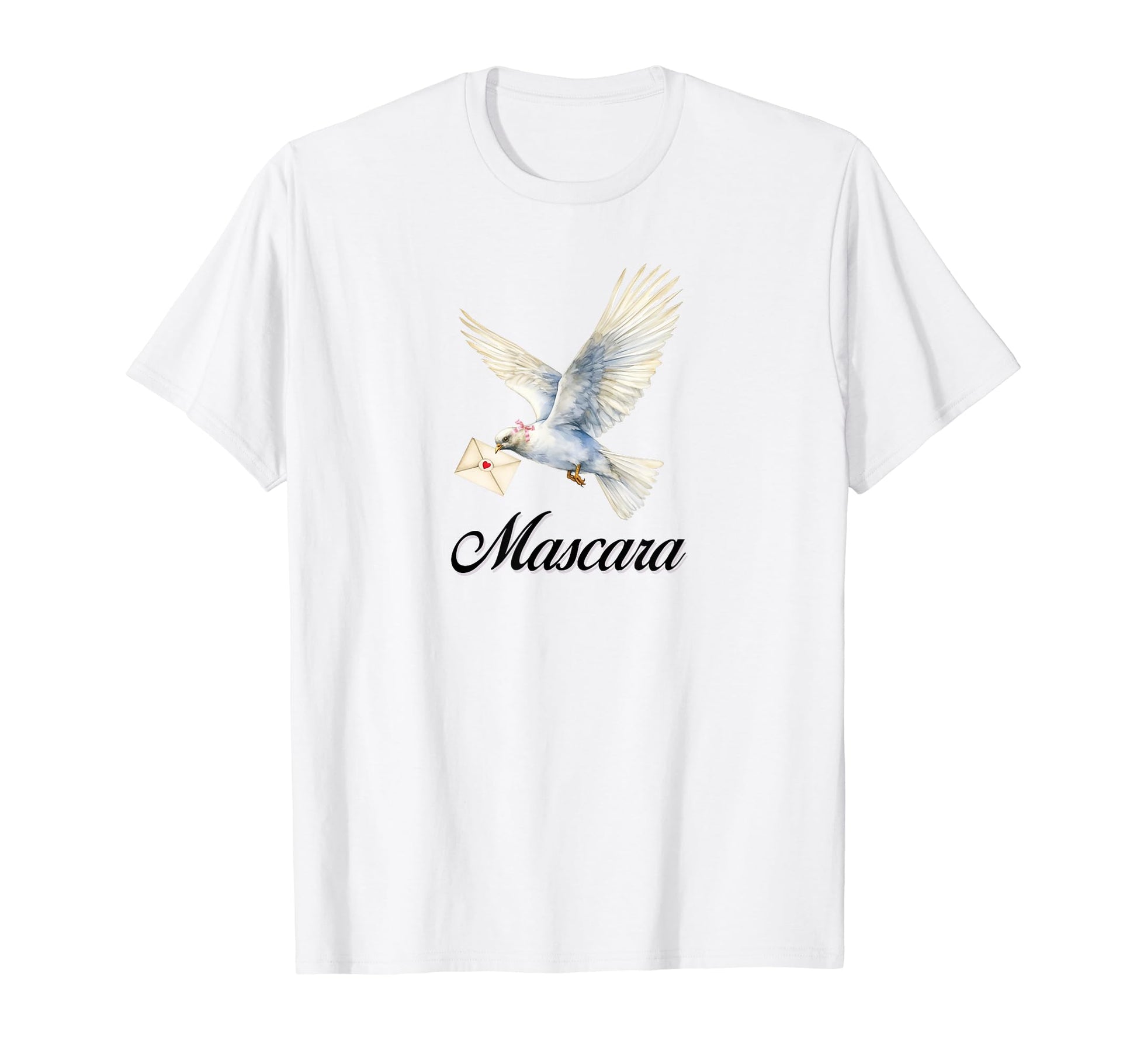 Mascara Dove Coquette Bow Girlcore Y2K T-Shirt - Novelty Apparel Men Women - T-Shirt, Sweatshirt, Hoodie