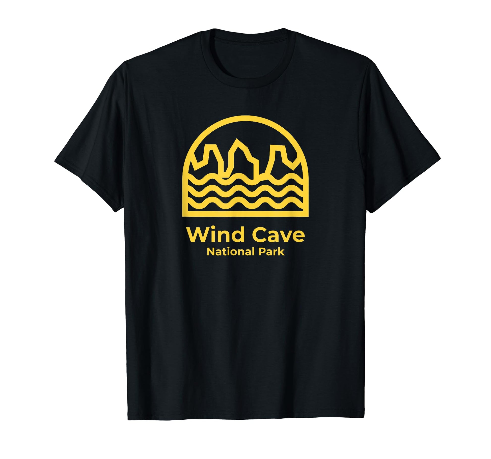 Wind Cave National Park South Dakota T-Shirt - Minimalist Print Unisex - T-Shirt, Sweatshirt, Hoodie