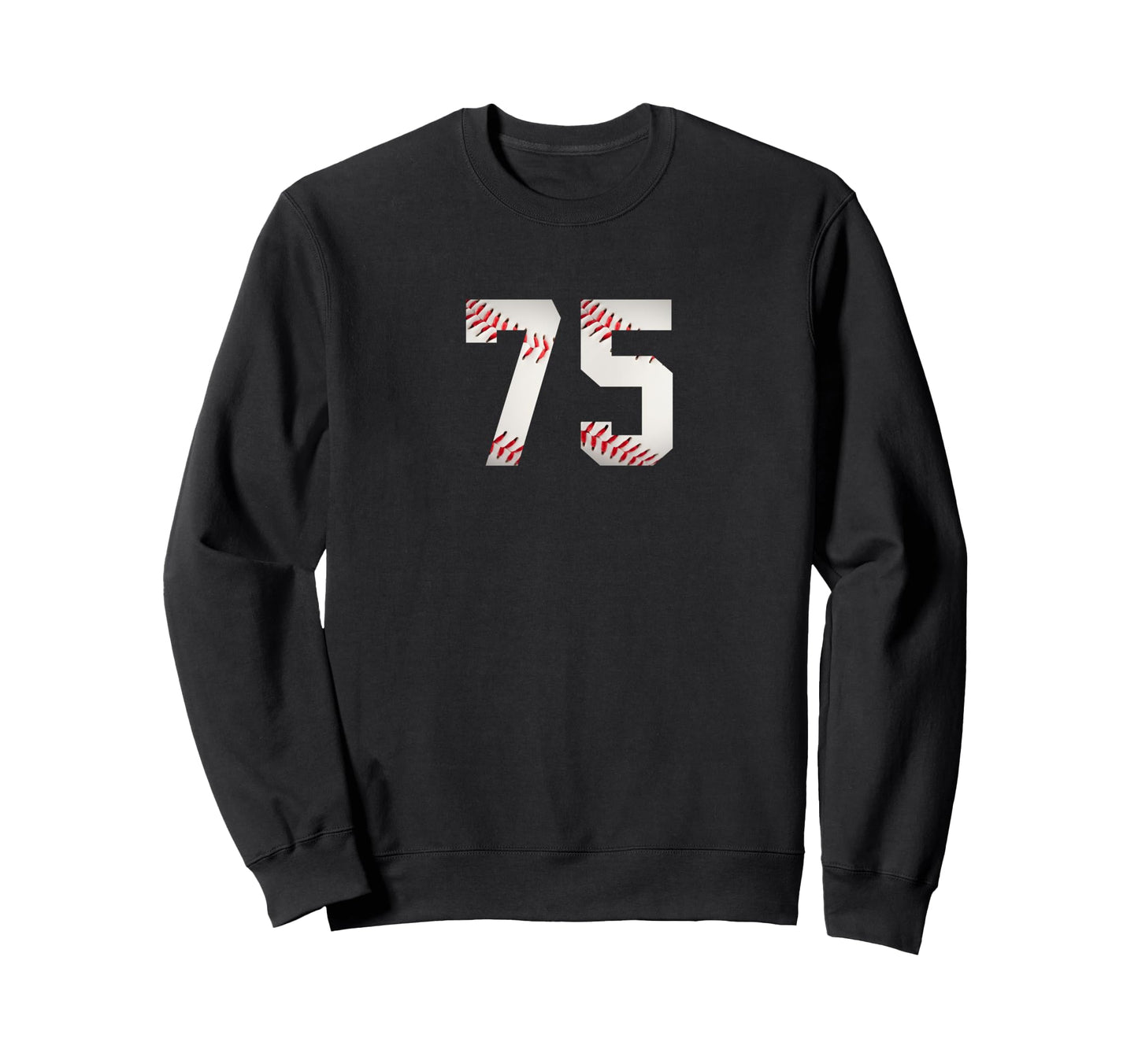 Number 75 Minimalist Birthday Sweatshirt - Casual Everyday Wear Unisex - T-Shirt, Sweatshirt, Hoodie