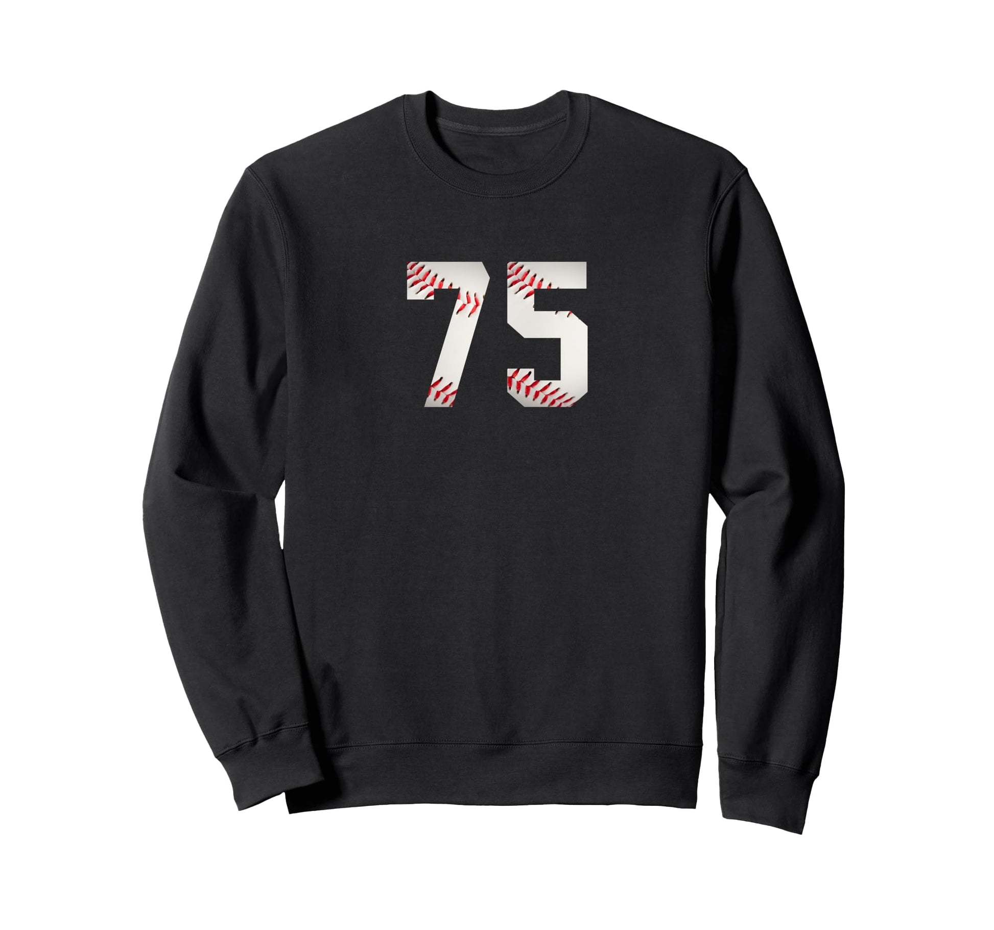 Number 75 Minimalist Birthday Sweatshirt - Casual Everyday Wear Unisex - T-Shirt, Sweatshirt, Hoodie